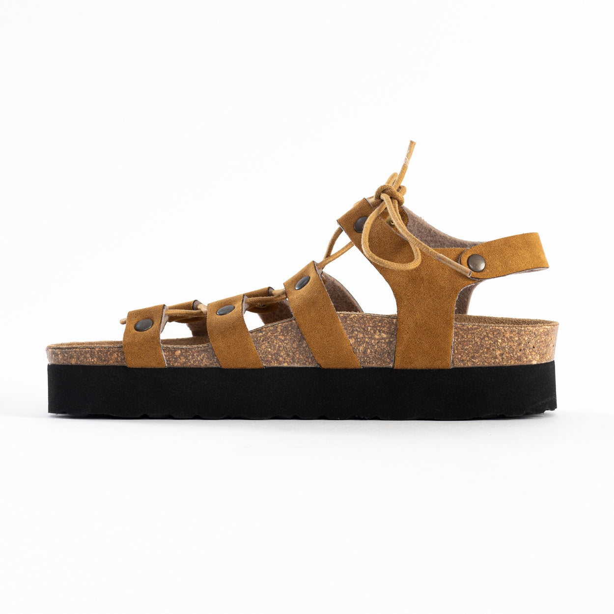 Sandalias con plataforma Jaen color canela