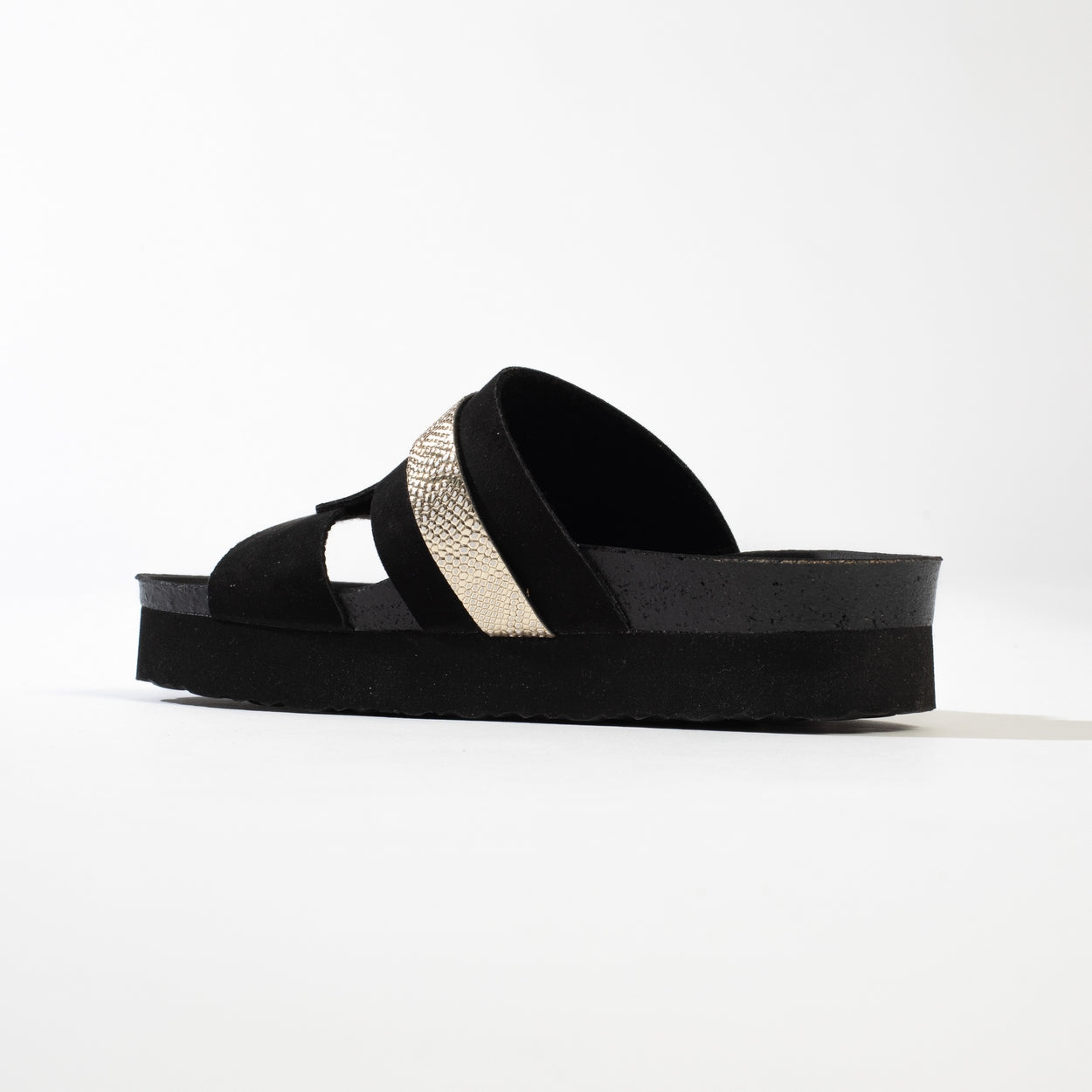 Melfi Black Platform Sandals