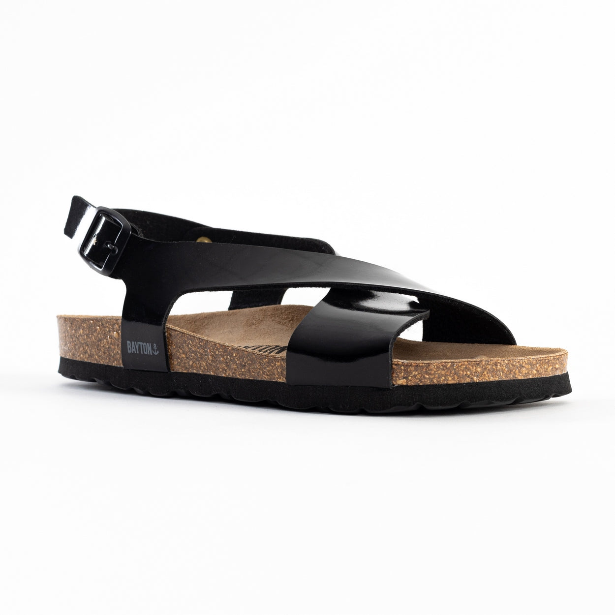 Rioja Black Multi-Strap Sandals