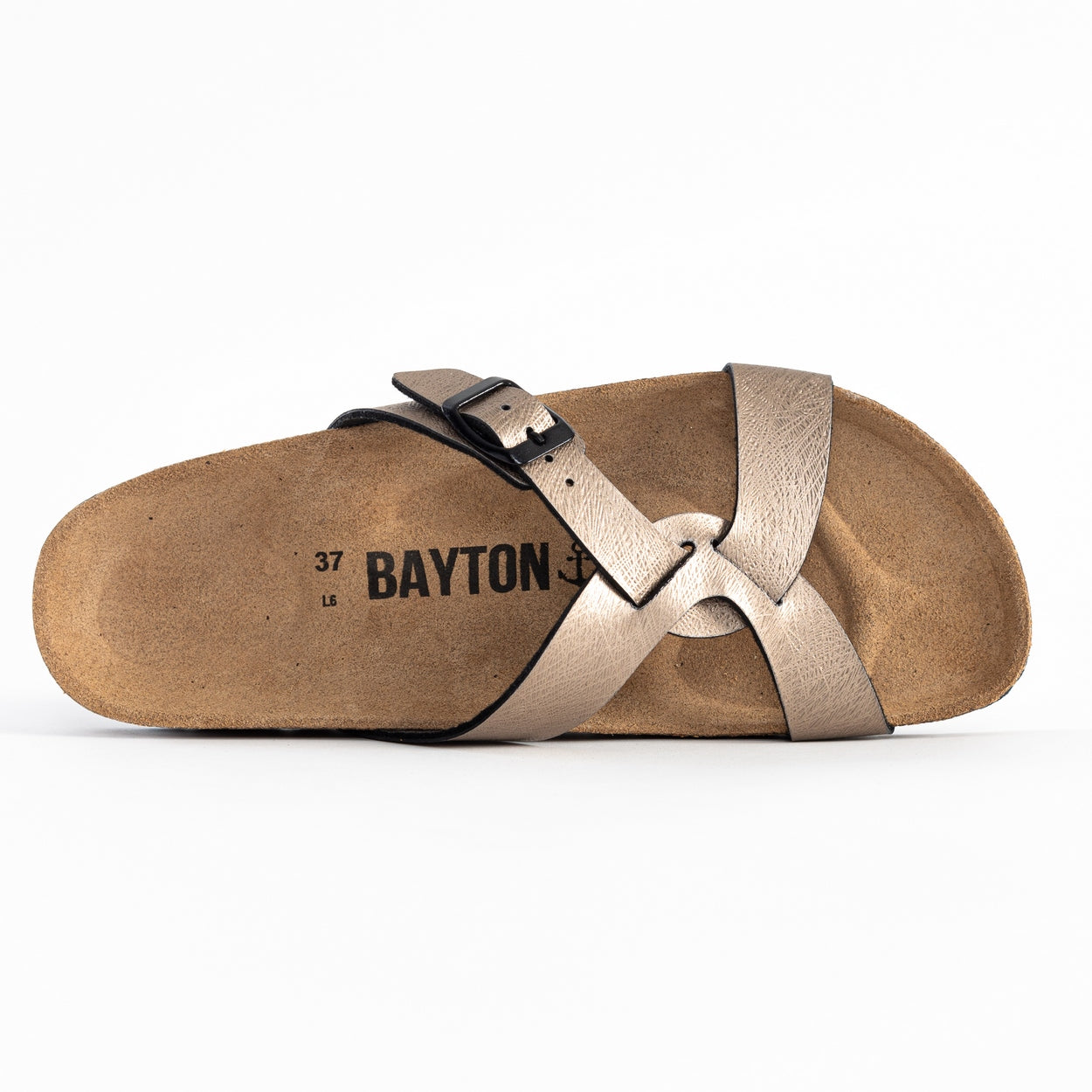 Sebastian Mocha 2 Straps Sandals