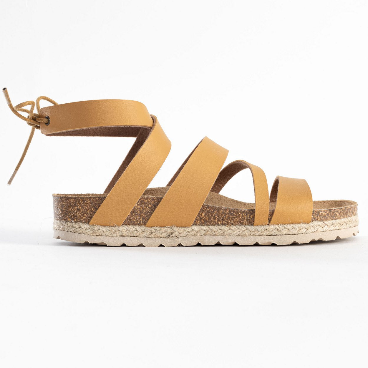 Braltar Camel Multi-Strap Sandals