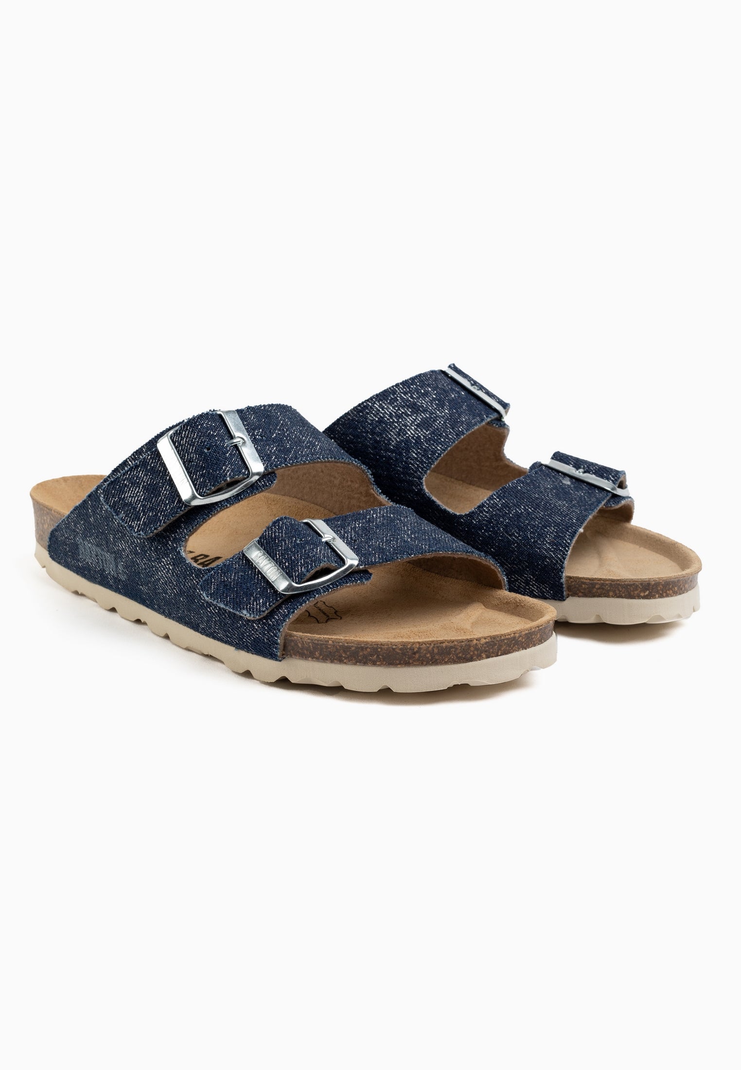 Sandales 2 Brides Alicante Bleu Brut Denim