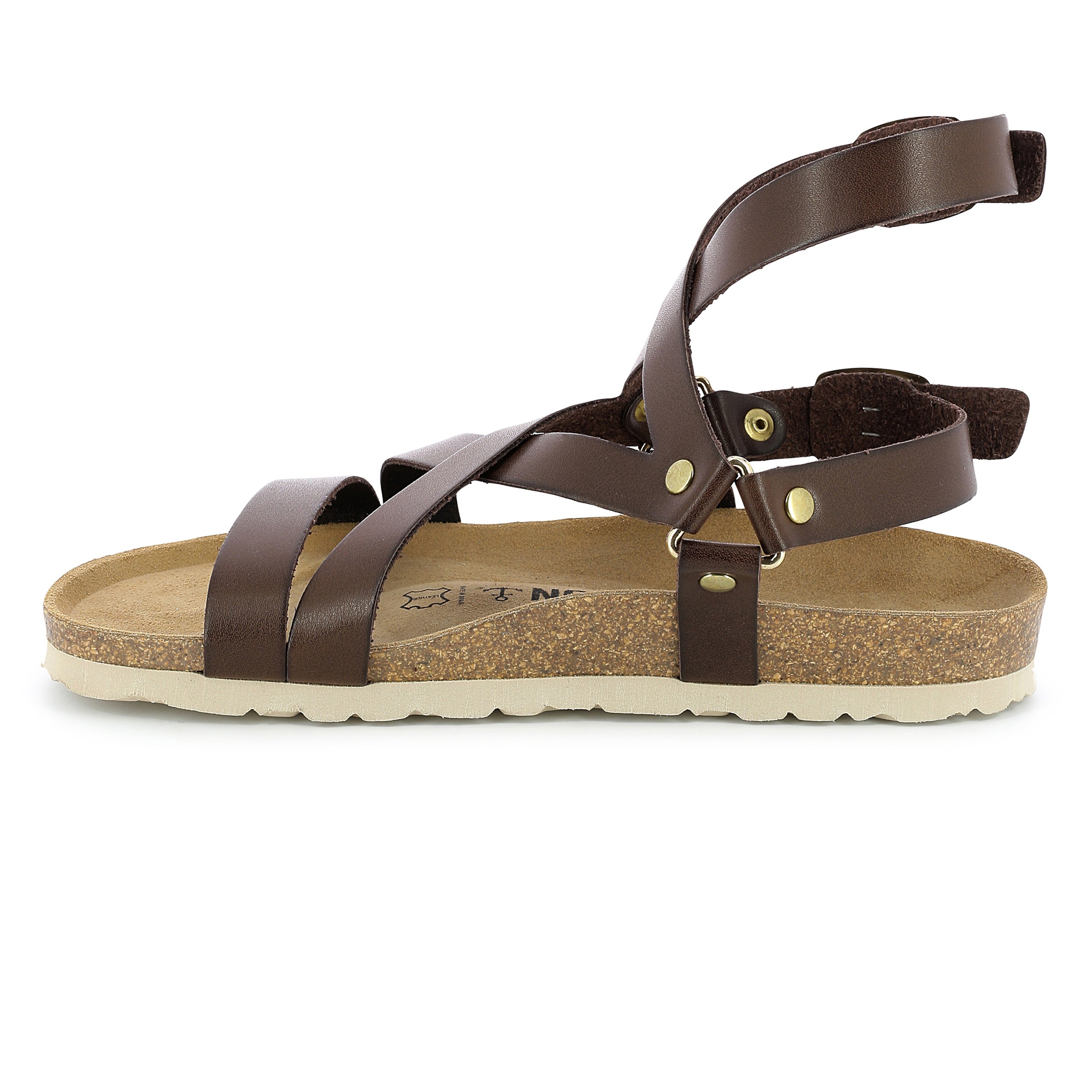 Armidale Brown Multi-Strap Sandals