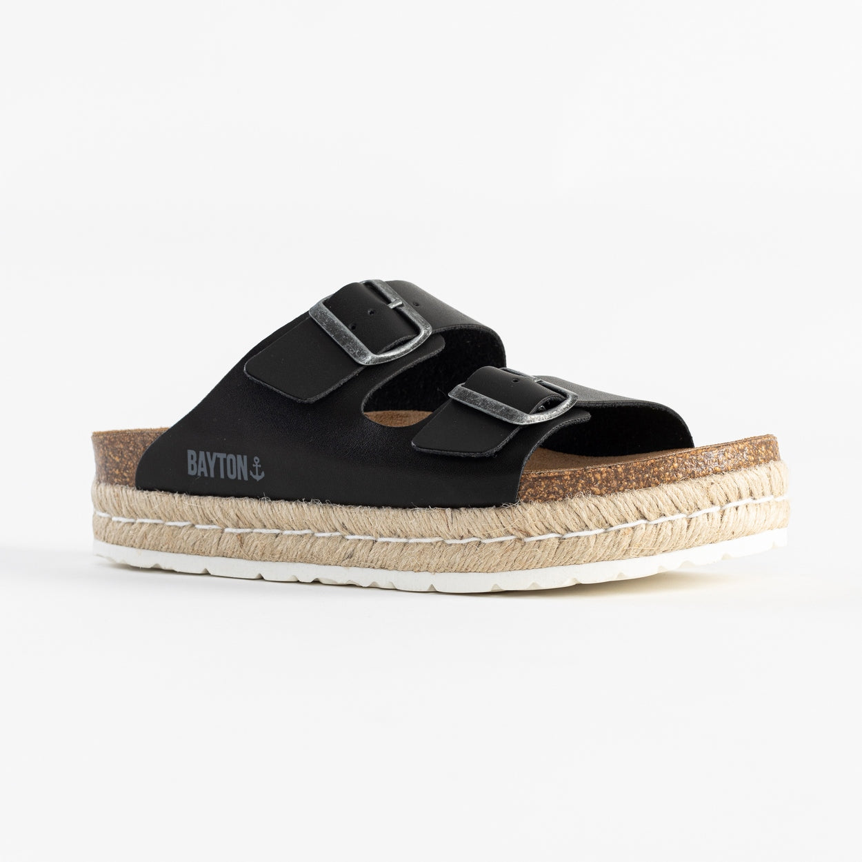 Alcee Black Platform Sandals