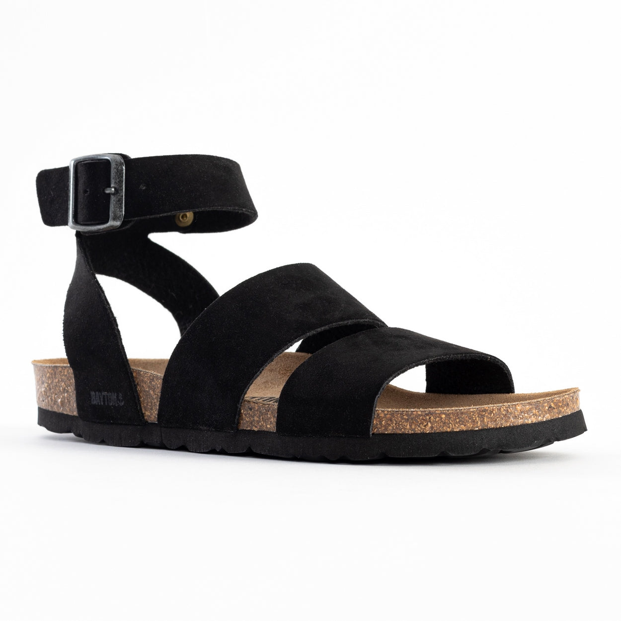 Soria Black Multi-Strap Sandals