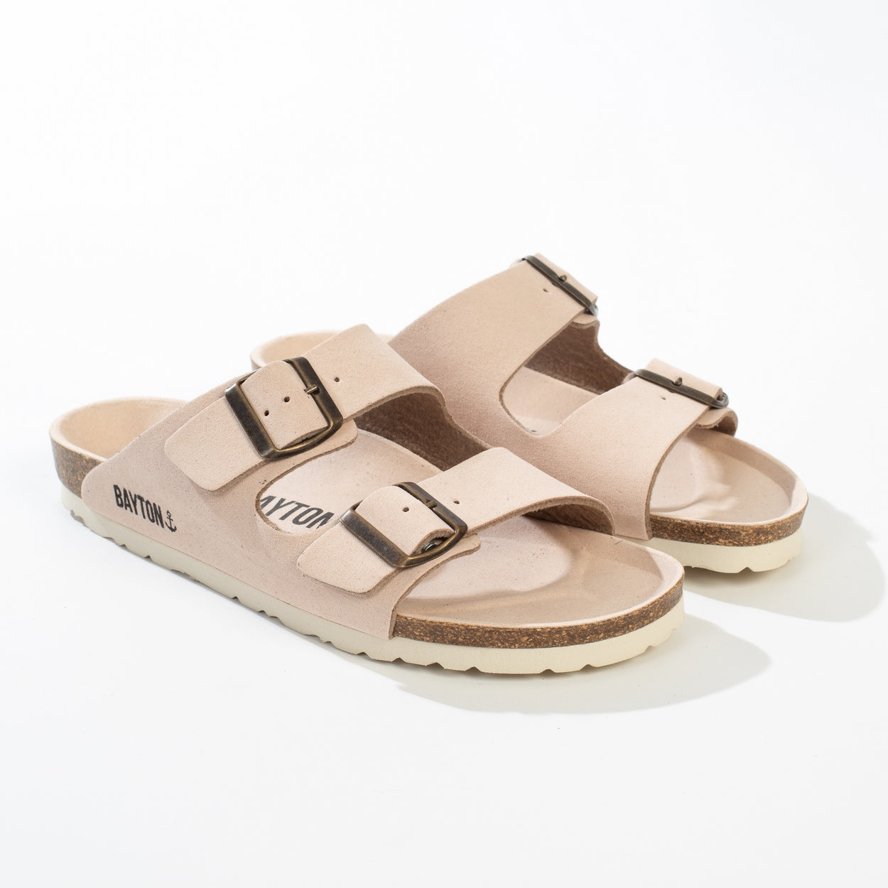 Atlas Light Pink 2 Strap Sandals