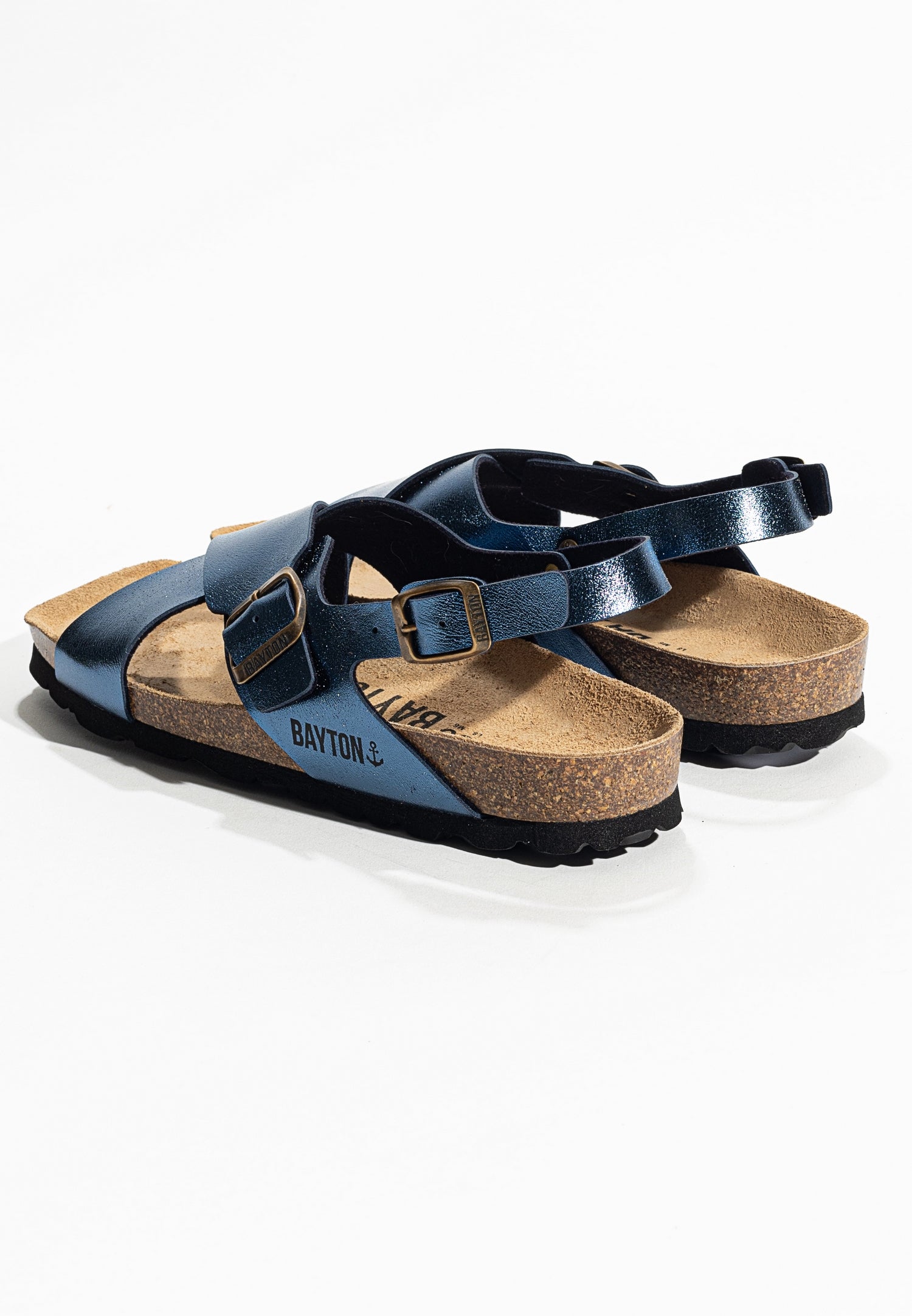 Cantabria Blue Multi-Strap Sandals