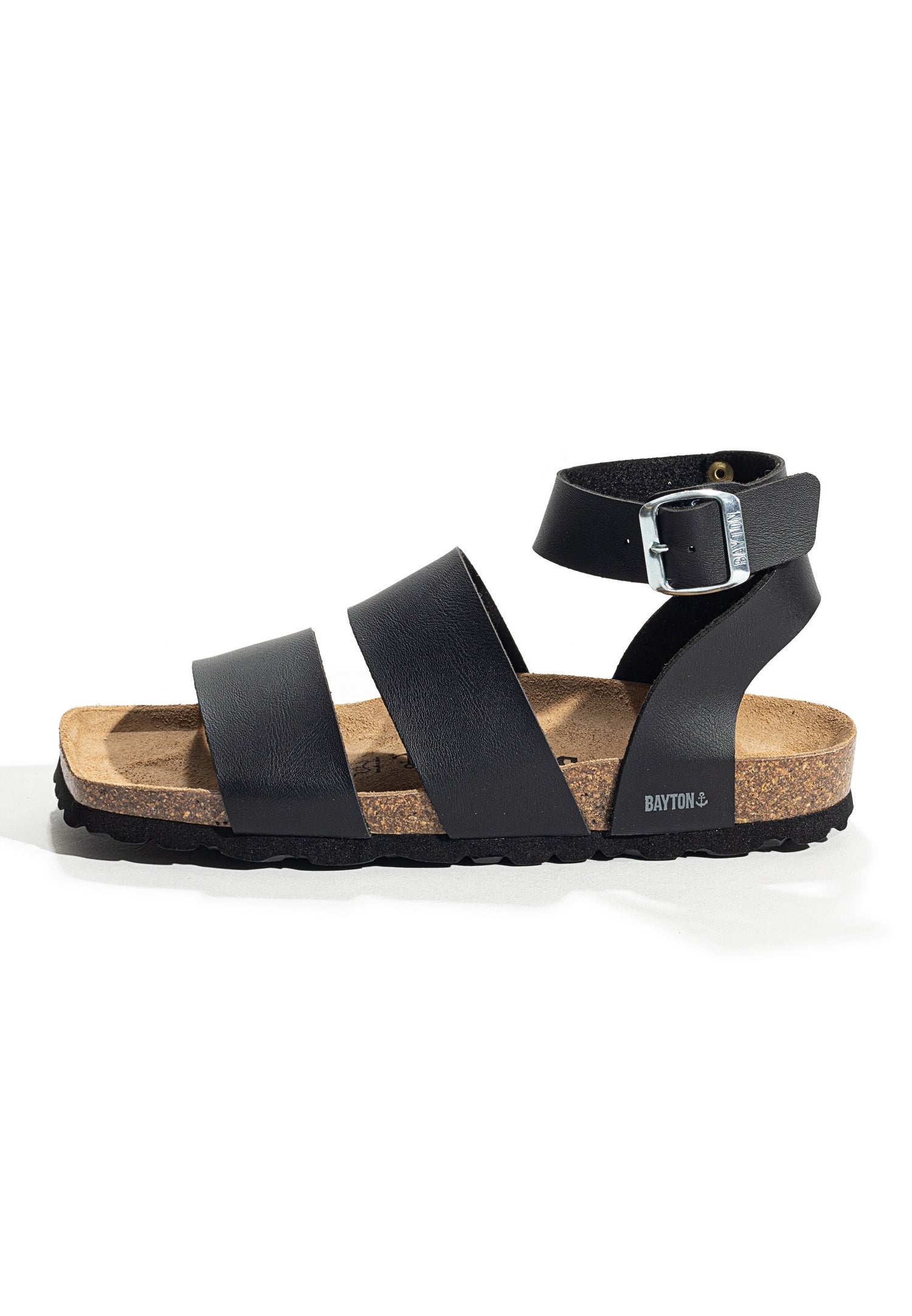 Soria Black Multi-Strap Sandals