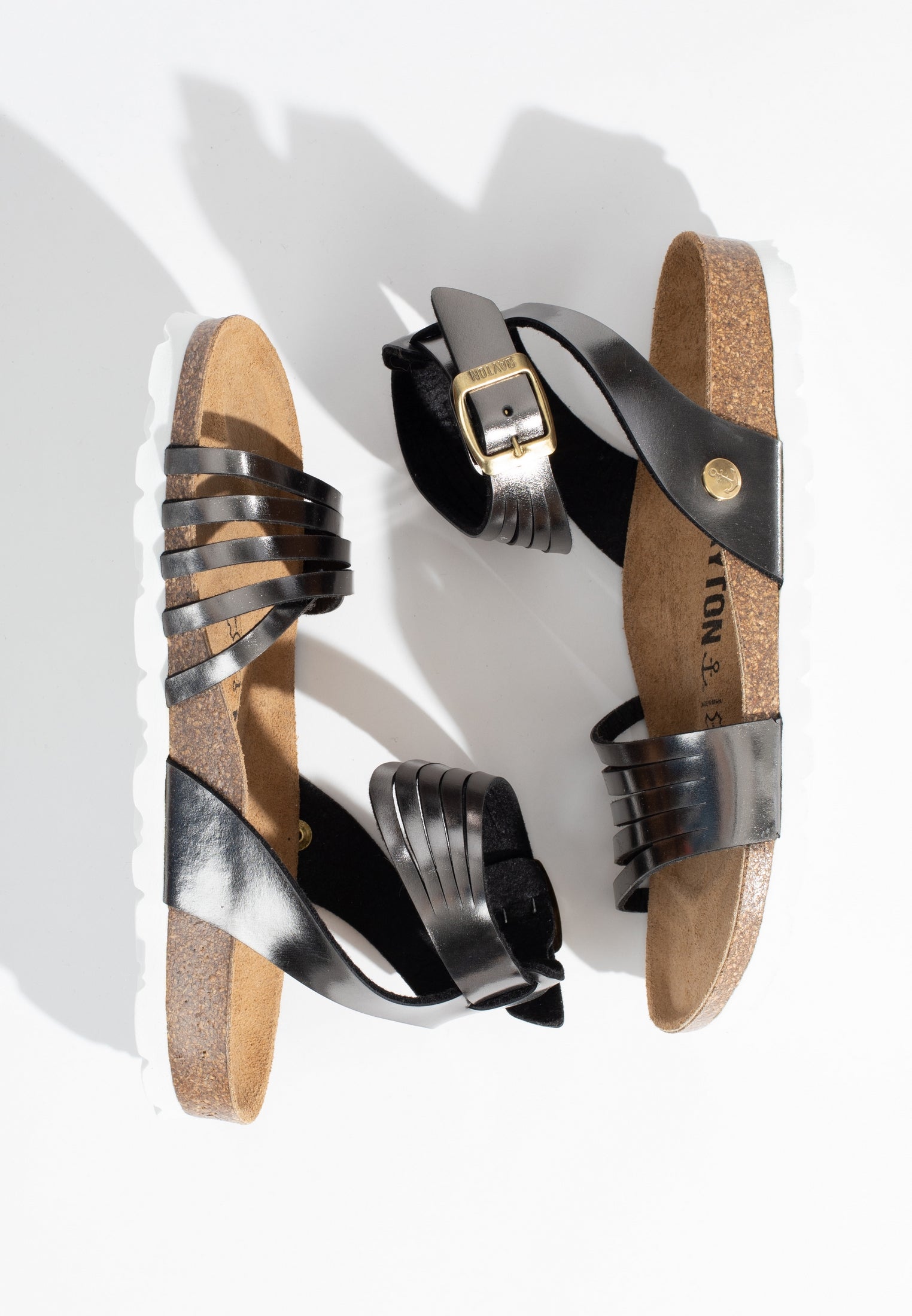 Gipsy Pewter Multi-Strap Sandals