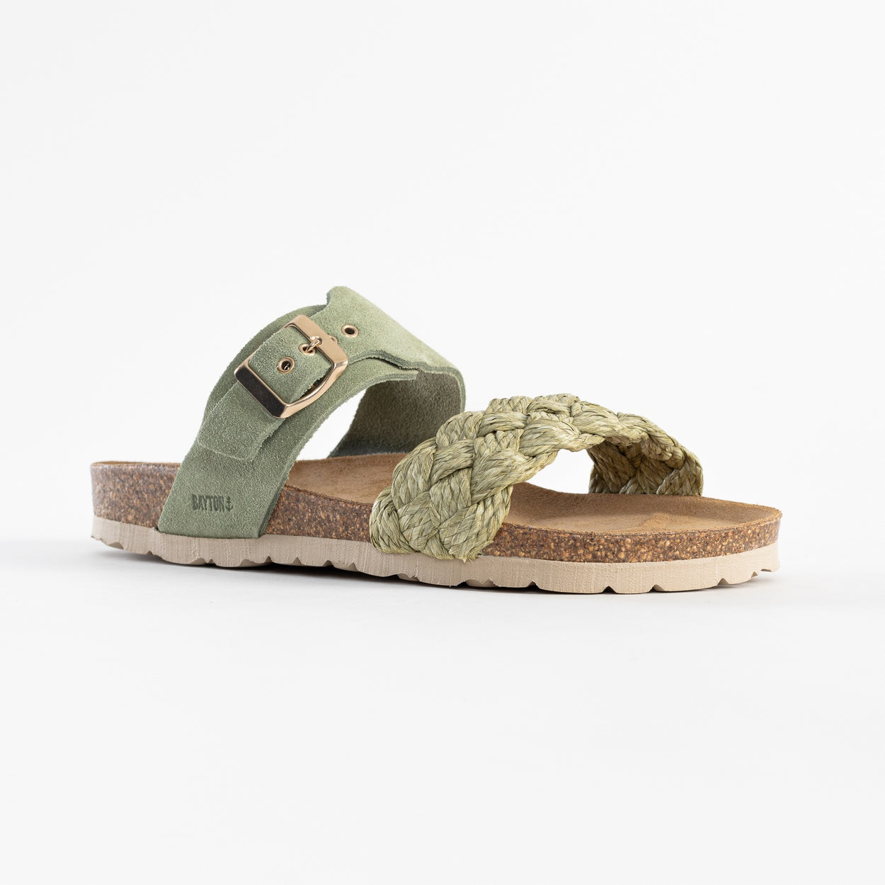 Carina Green 2 Strap Sandals