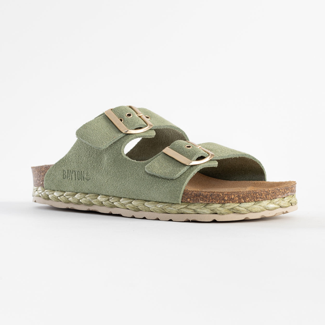 Sandalias Atlas 2 Tiras Verde