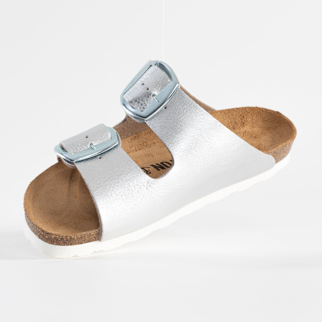 Alicante Silver 2 Strap Sandals