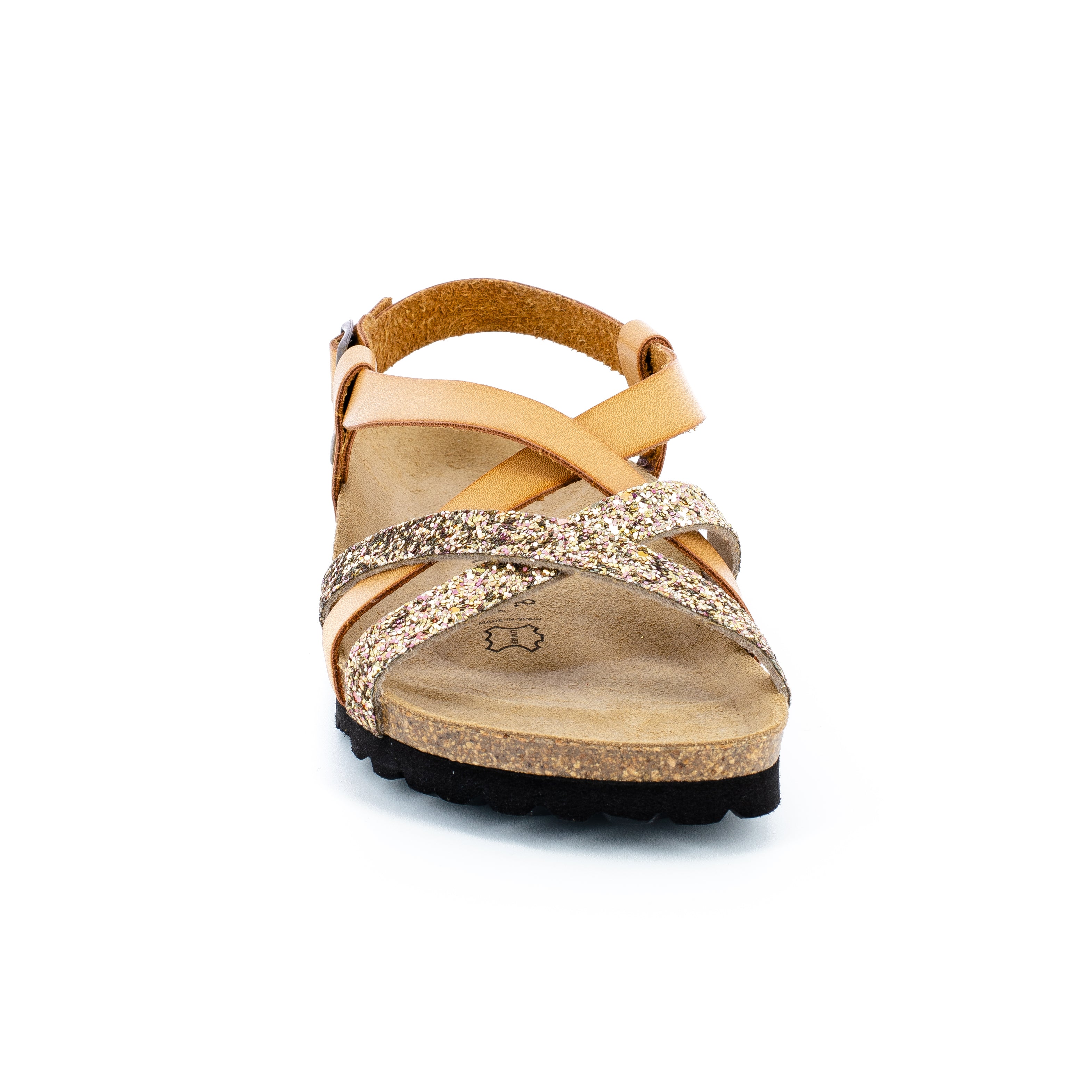 Kari Camel Multi-Strap Sandals