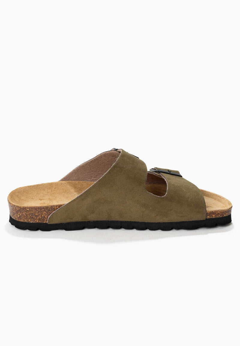 Atlas Khaki 2 Strap Sandals