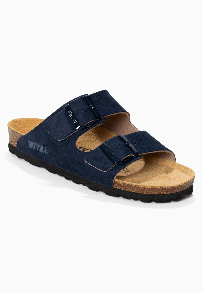 Sandales 2 Brides Atlas Bleu Marine