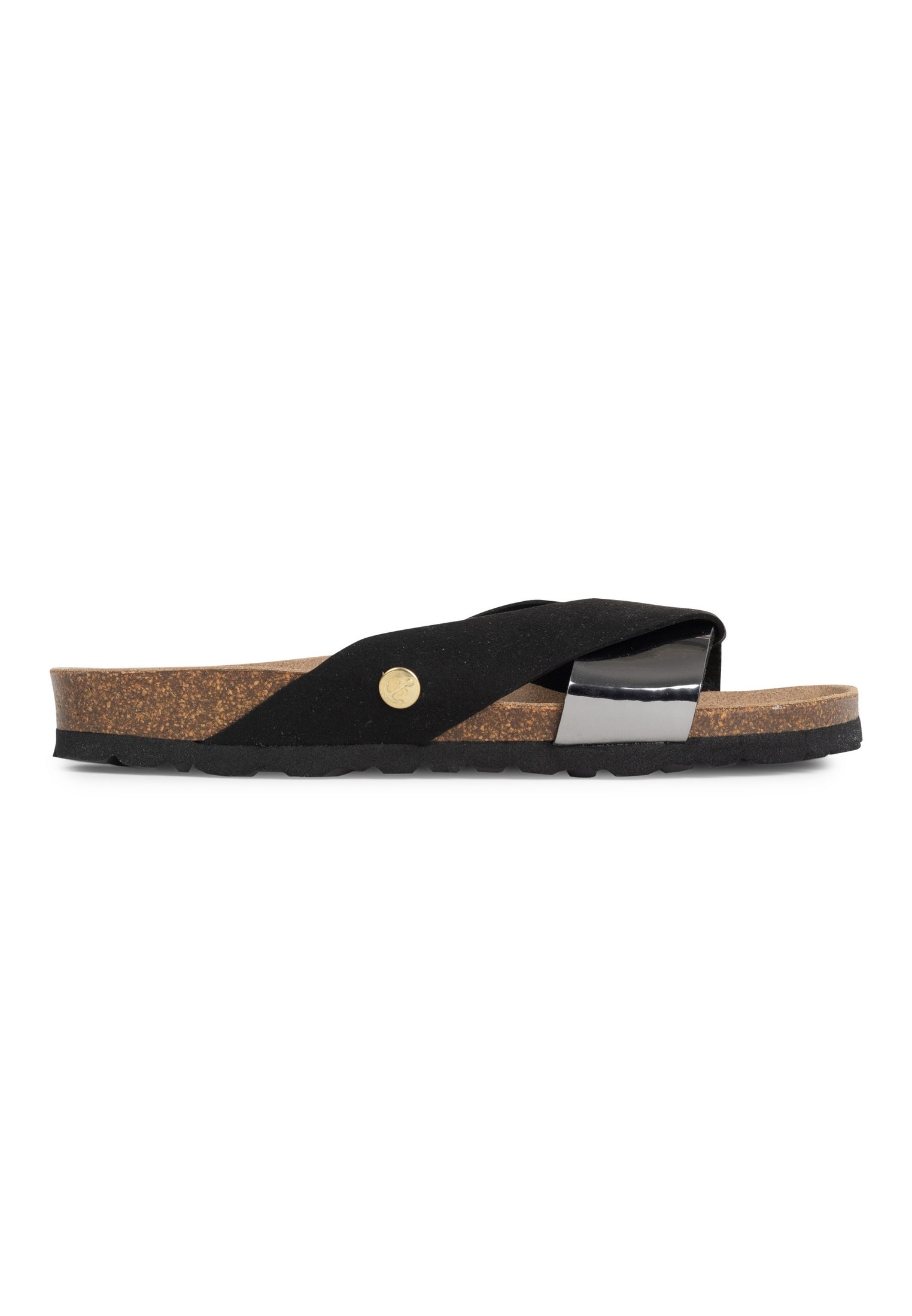 Sandalias Figari Multibrides Antracita Y Negro