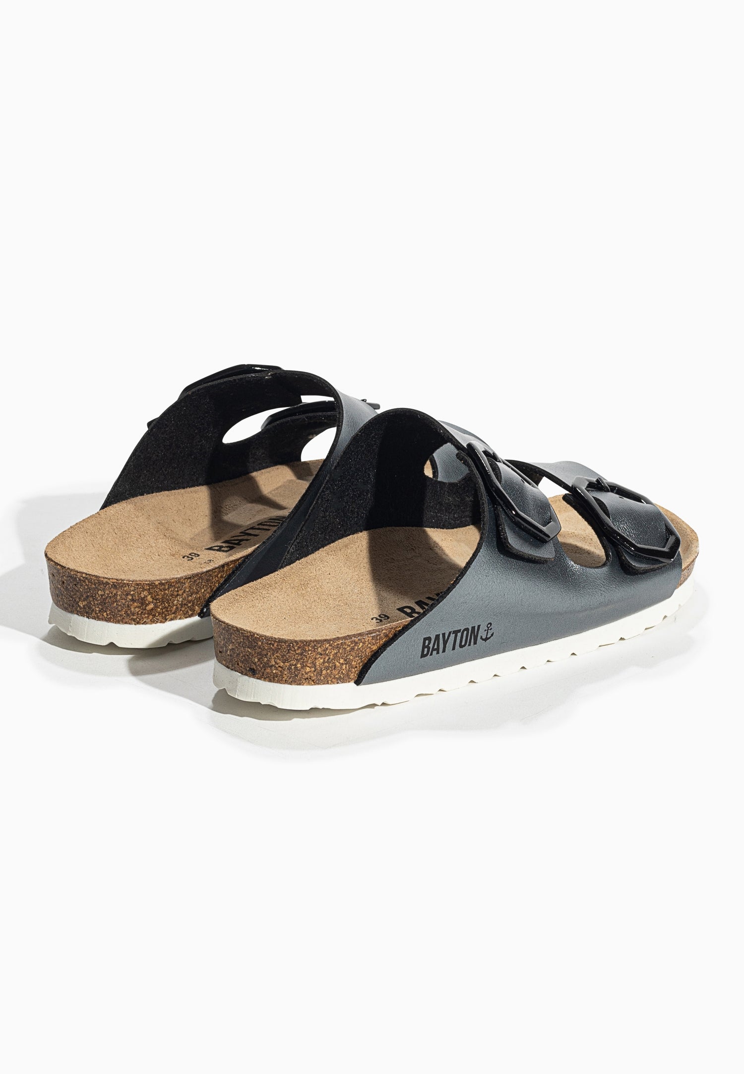 Atlas Pewter 2 Straps Sandals