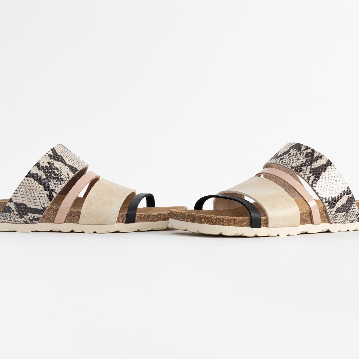 Leiria Multicolor Multi-Strap Sandals