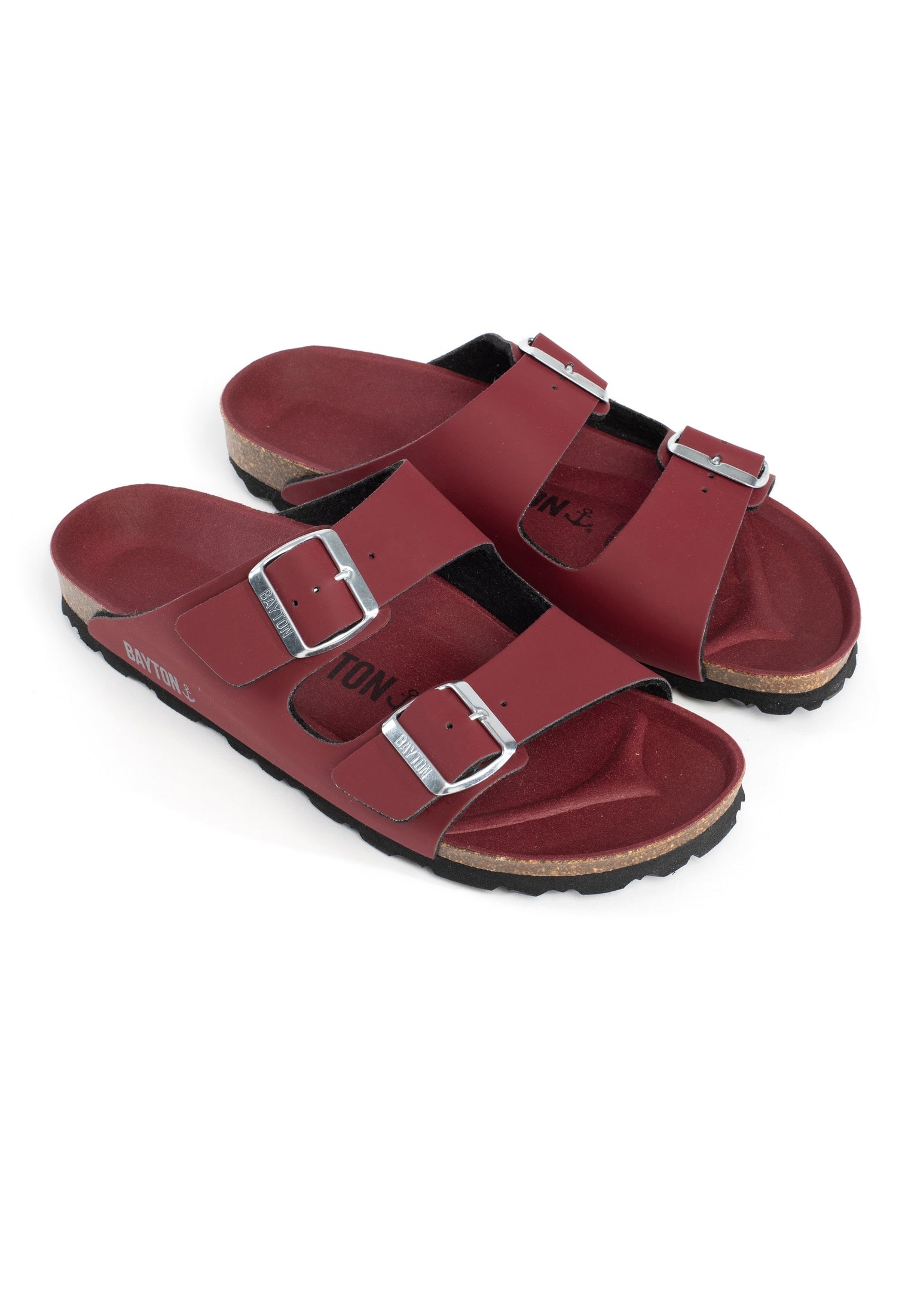 Atlas Bordeaux 2 Strap Sandals