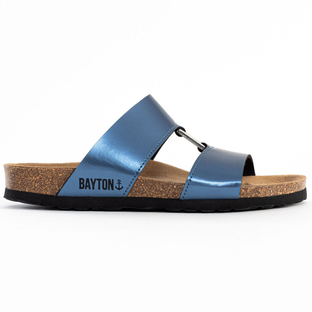 Navia Navy Blue 2 Strap Sandals