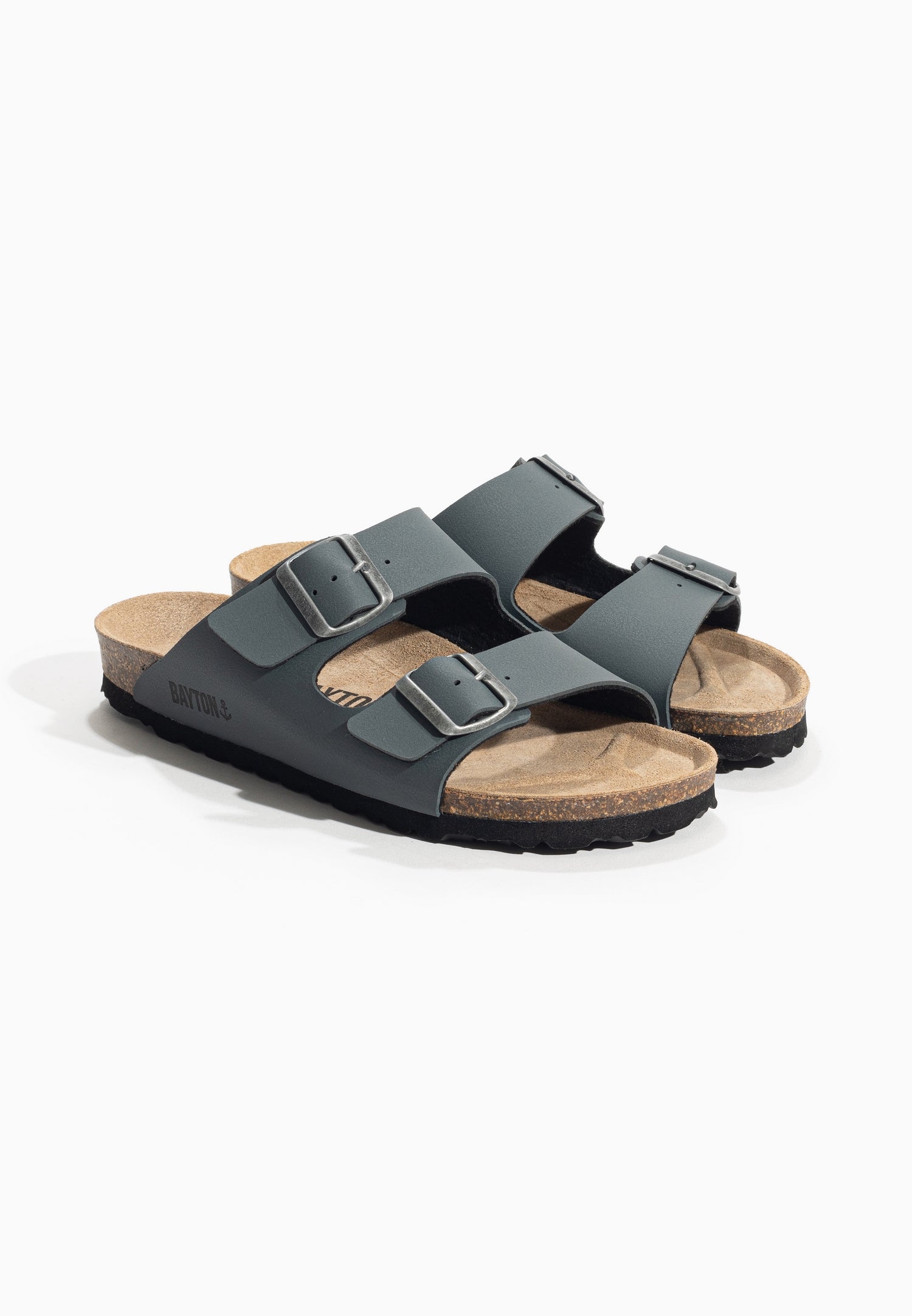 Baltic Anthracite 2 Strap Sandals