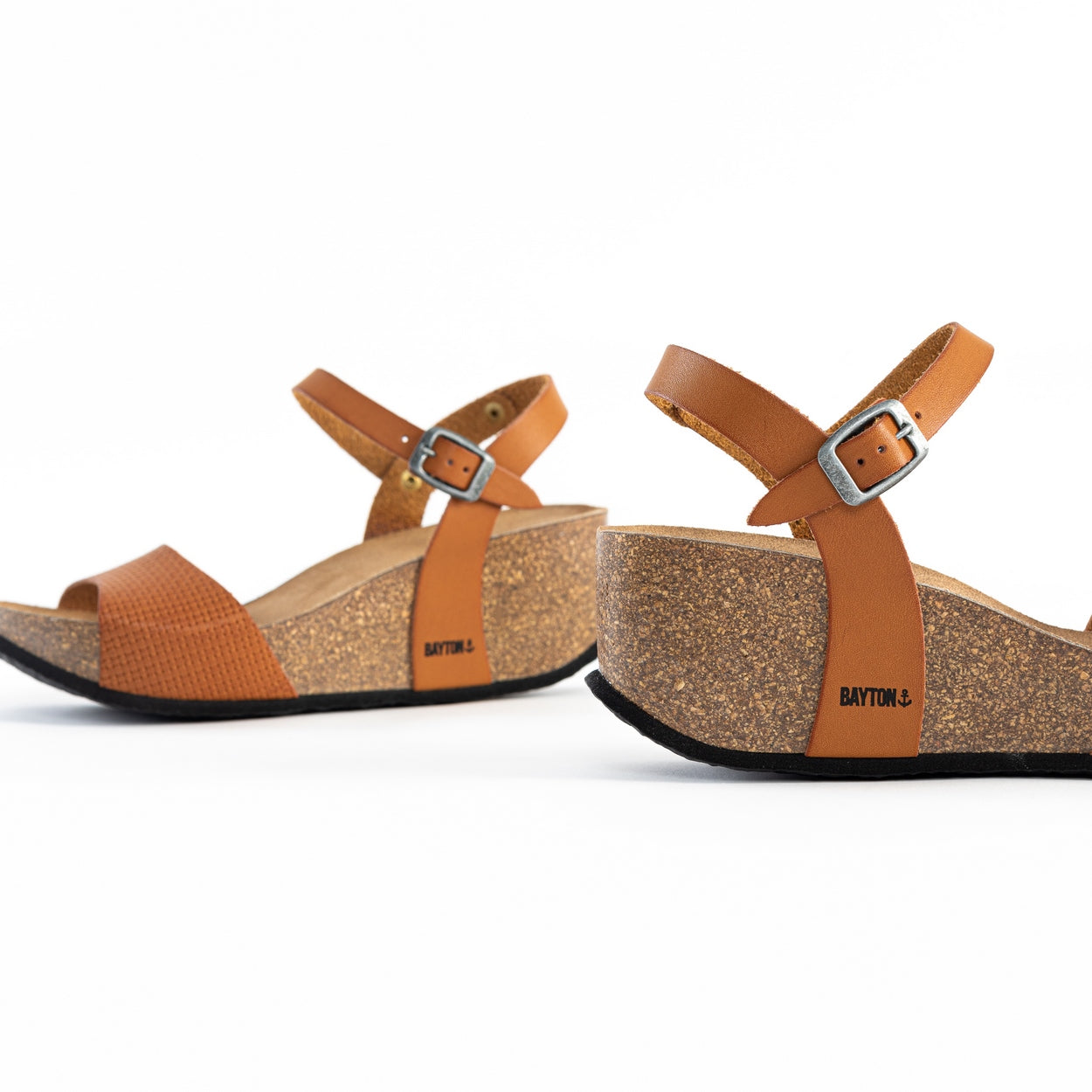 Maya Tan Wedge and Semi-Wedge Sandals