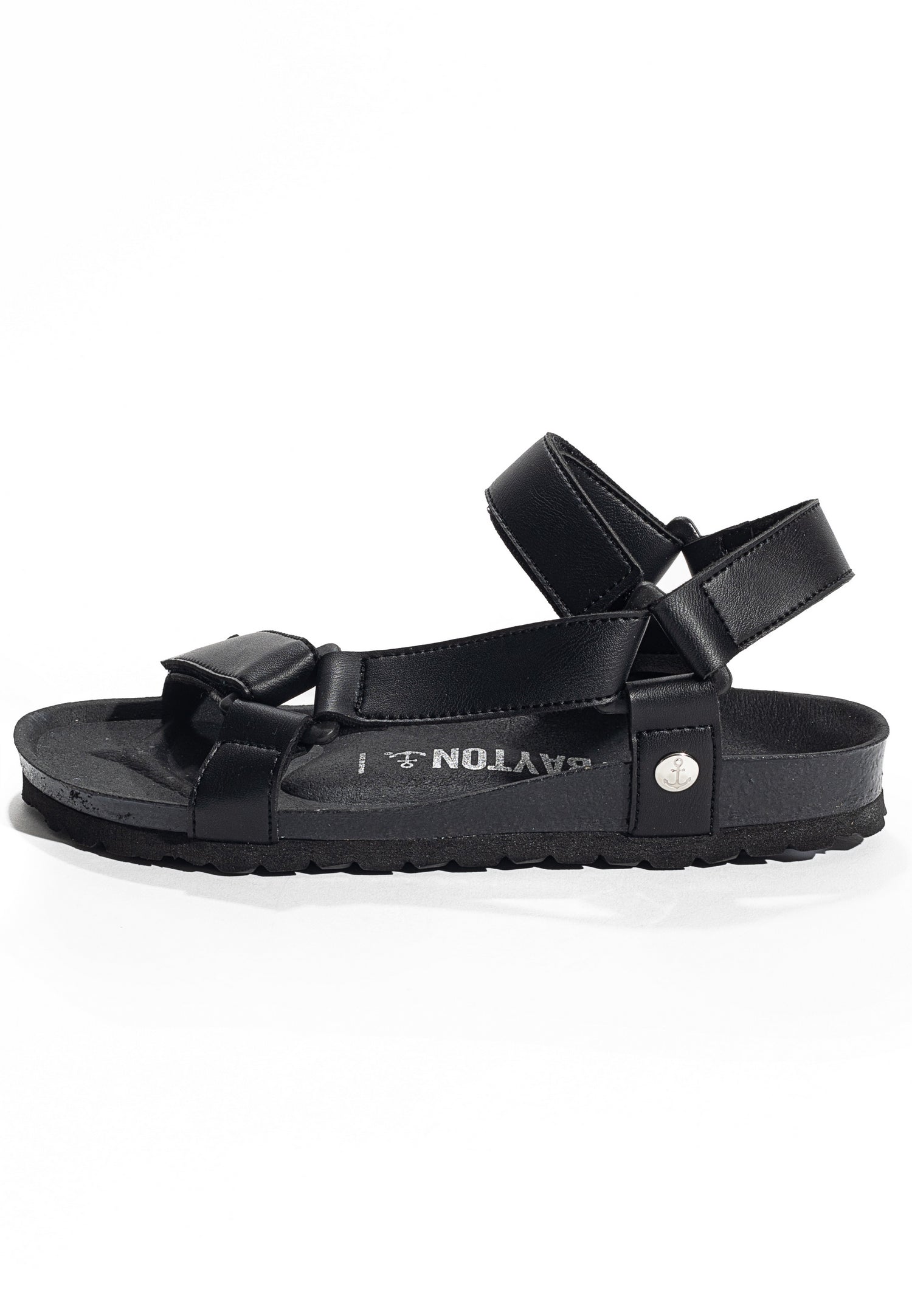 Rigoni Black Multi-Strap Sandals