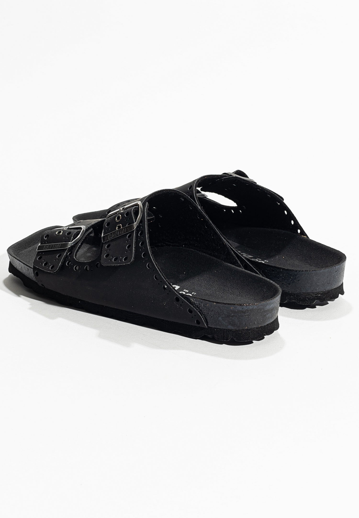 Atlas Black 2 Strap Sandals