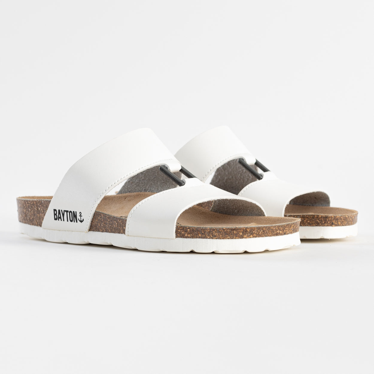 Sandalias Navia 2 Tiras Blanco