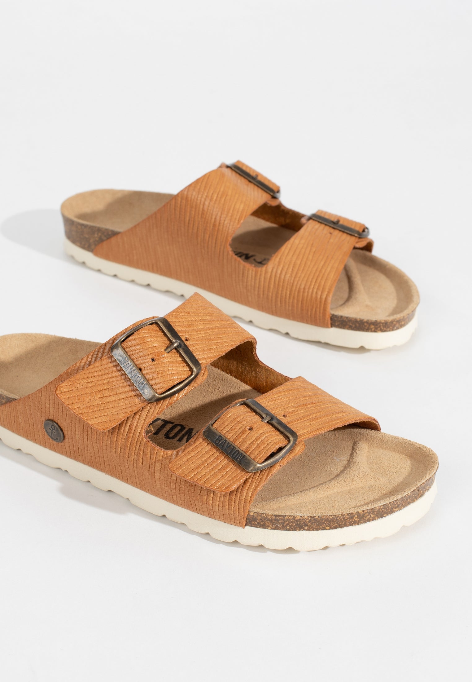 Atlas Tan 2 Strap Sandals