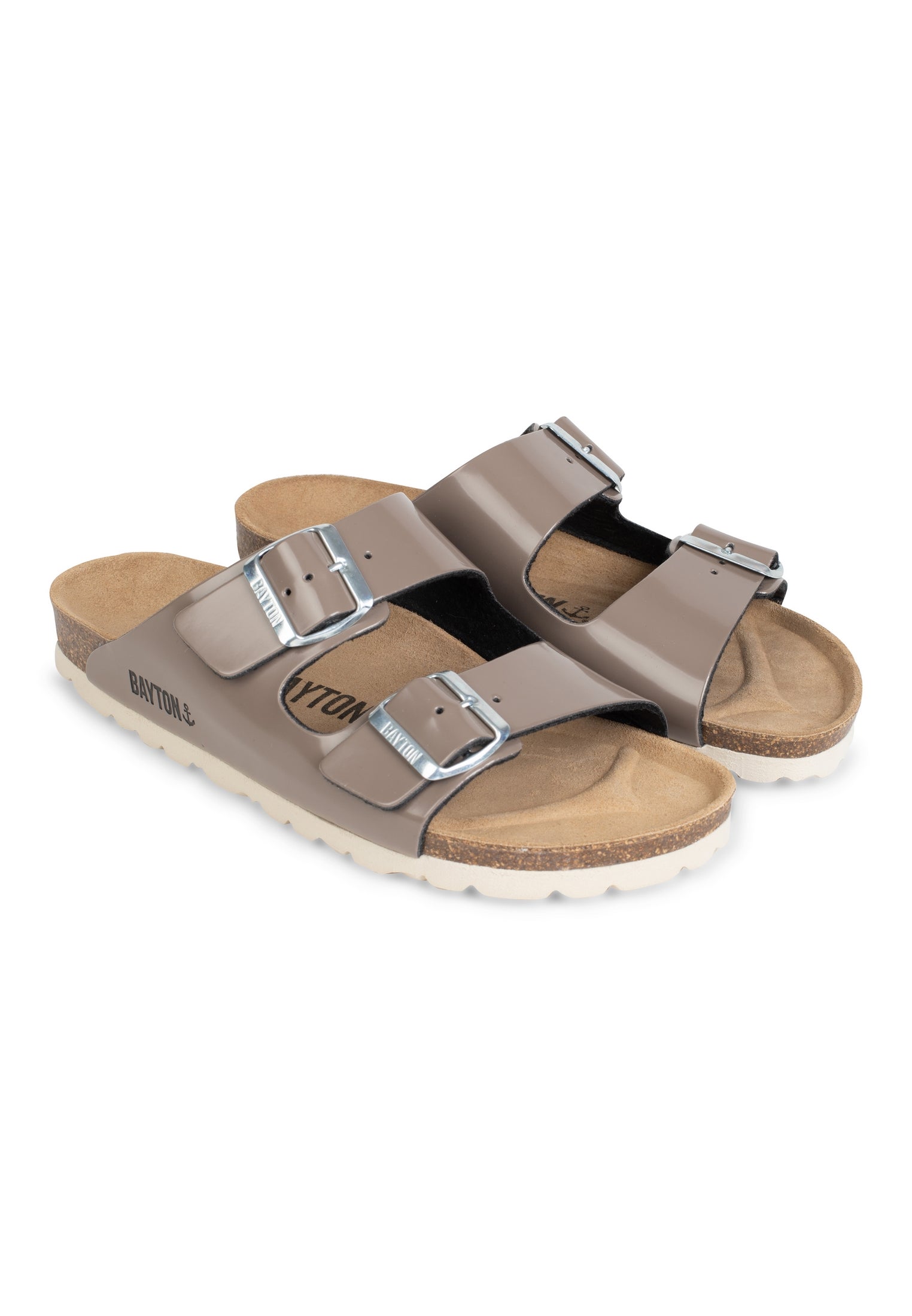 Atlas Grey 2 Strap Sandals