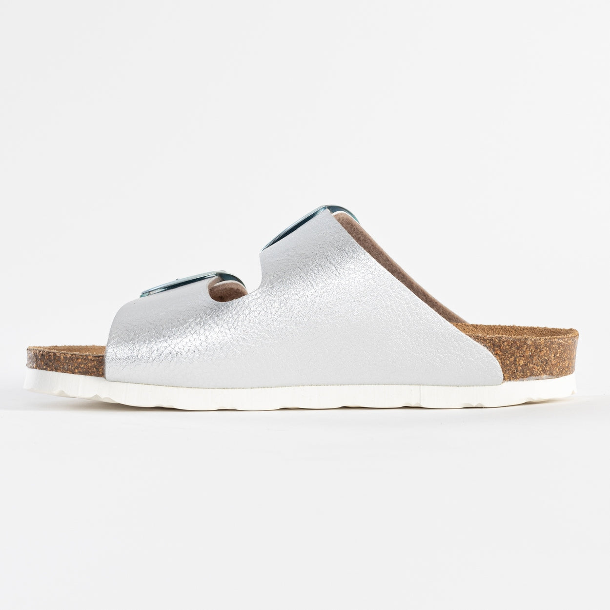 Alicante Silver 2 Strap Sandals