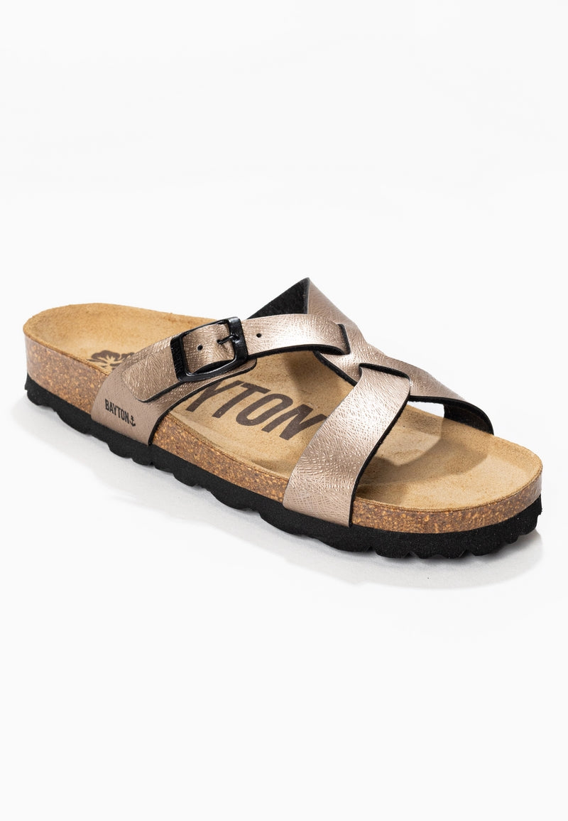 Sebastian Bronze 2 Strap Sandals