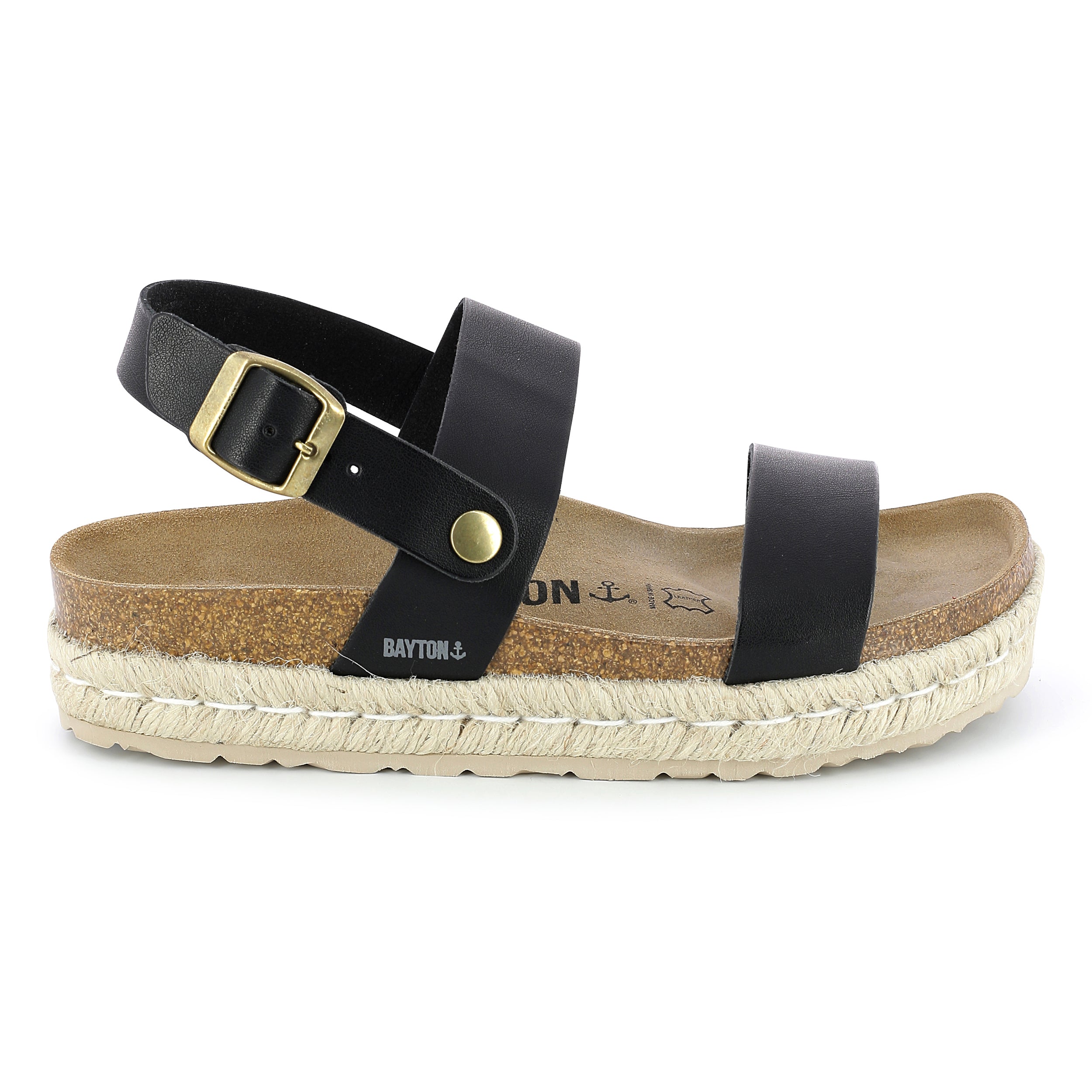 Whyalla Black Platform Sandals