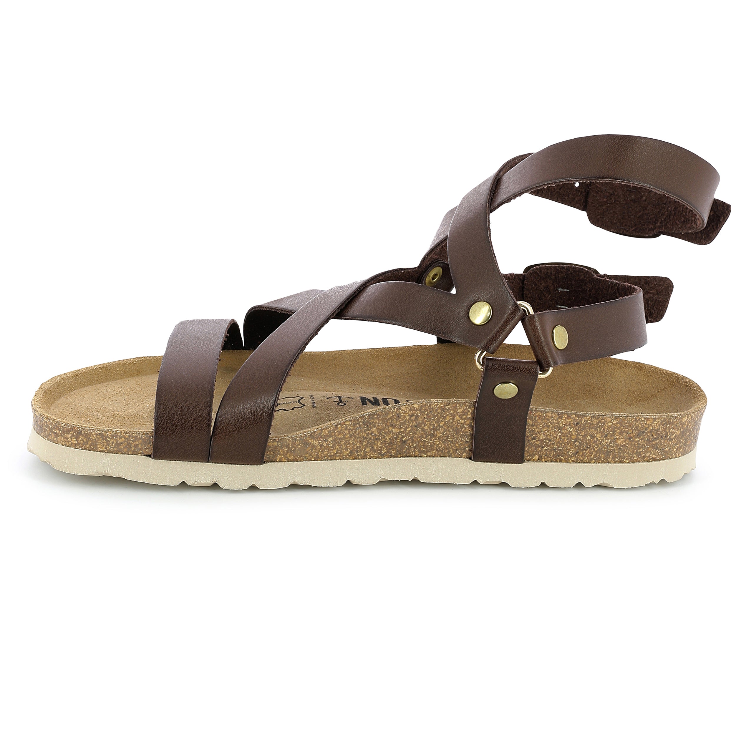 Armidale Brown Multi-Strap Sandals