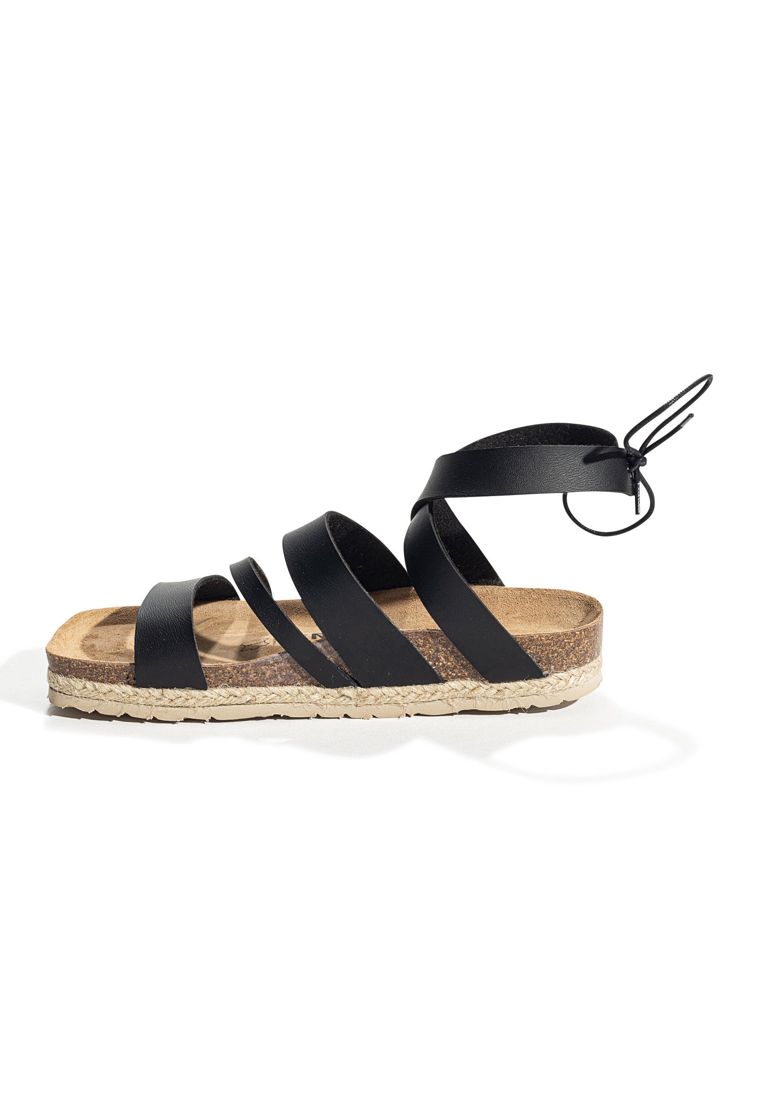 Braltar Black Multi-Strap Sandals