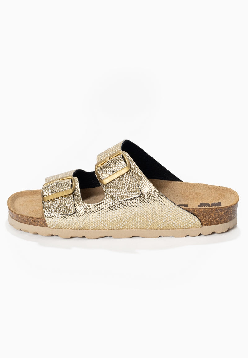 Atlas Gold 2 Strap Sandals