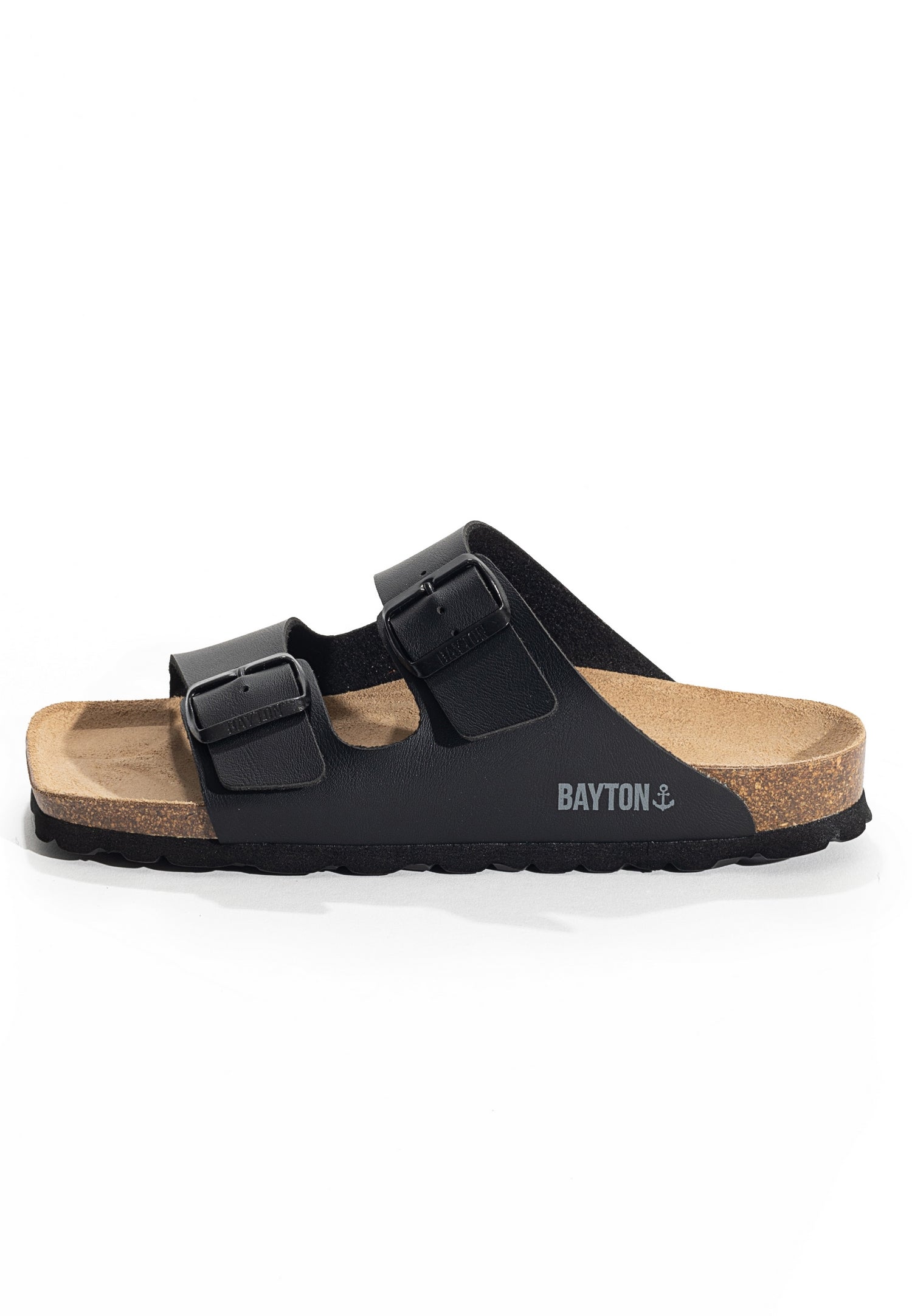 Atlas Black 2 Strap Sandals