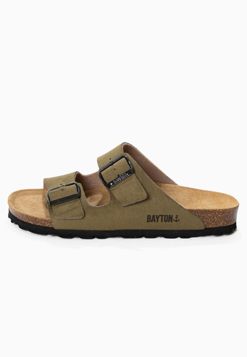 Atlas Khaki 2 Strap Sandals