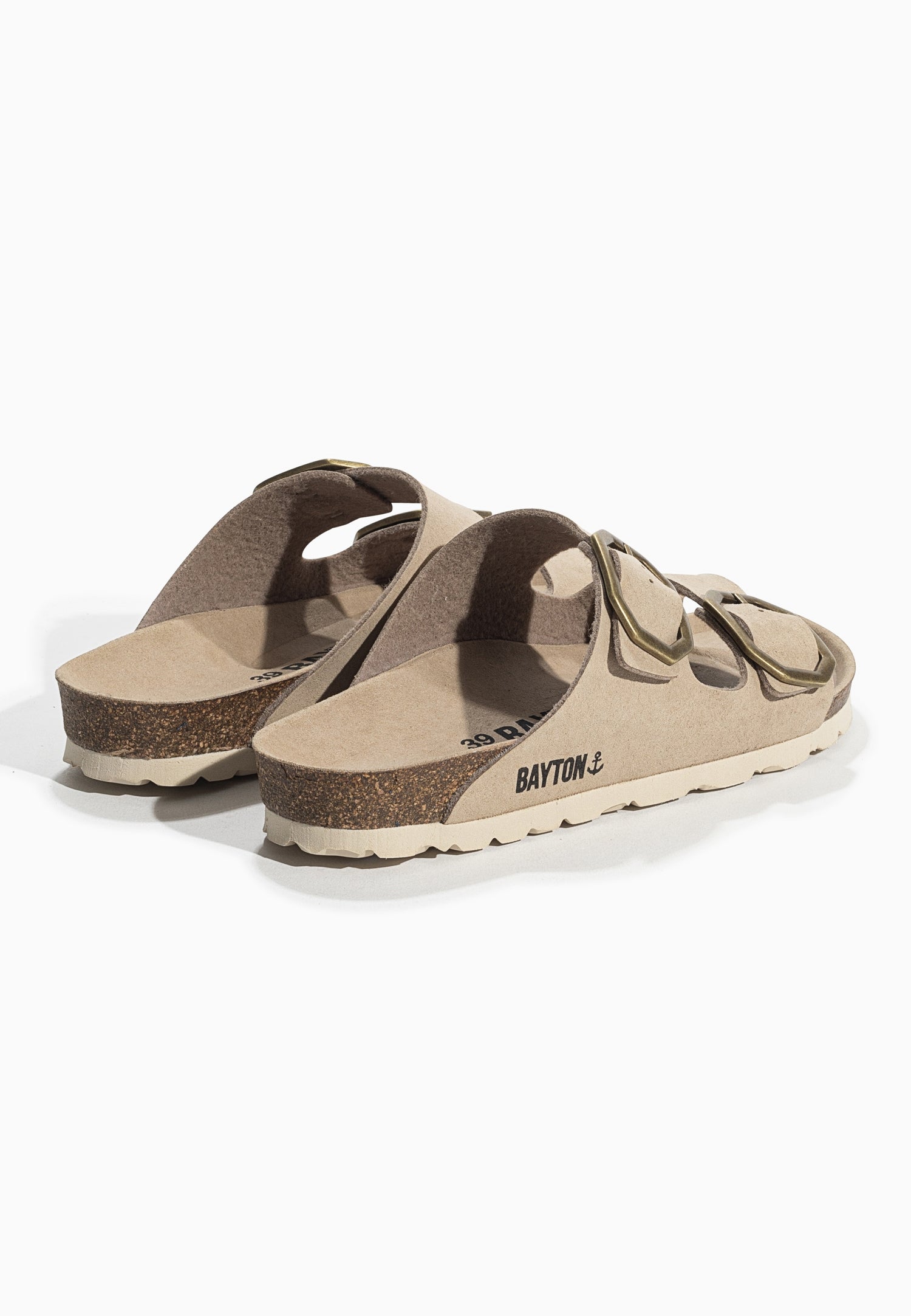 Sandales 2 Brides Atlas Beige