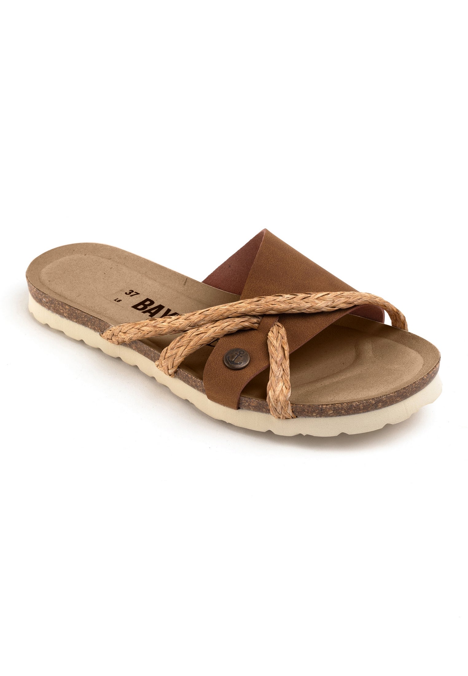 Sloane Tan Multi-Strap Sandals