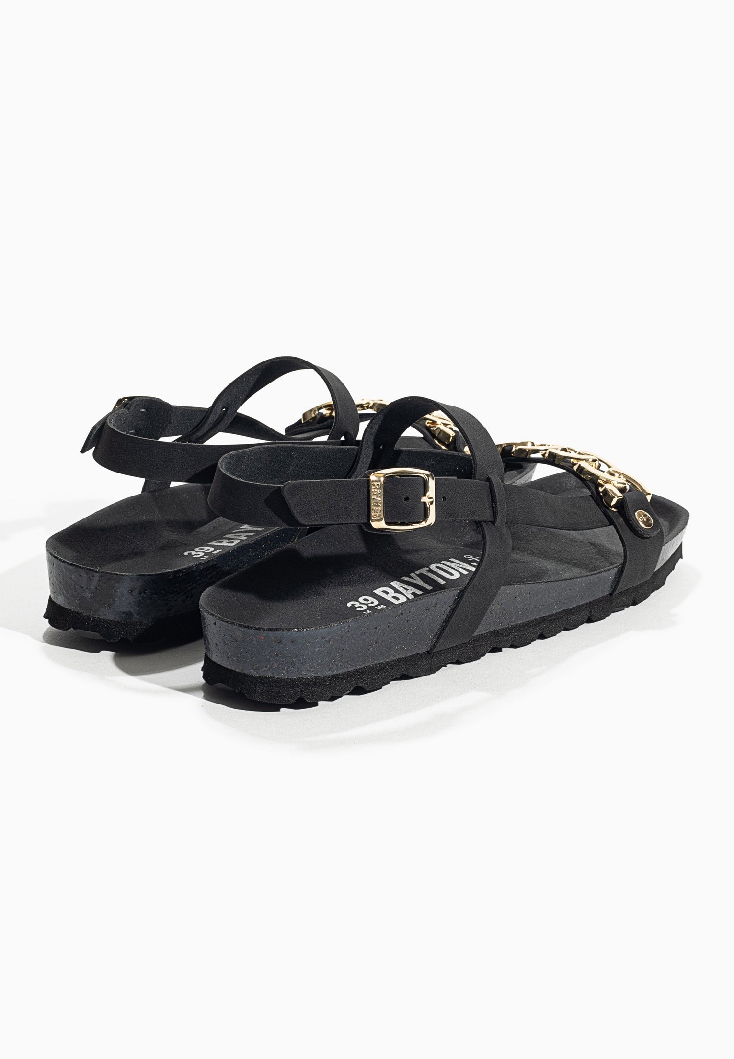 Ramatuelle Black Multi-Strap Sandals