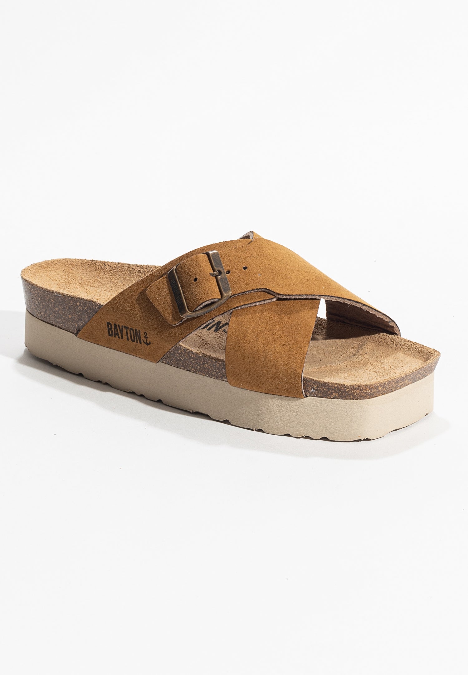 Ajax Camel Platform Sandals