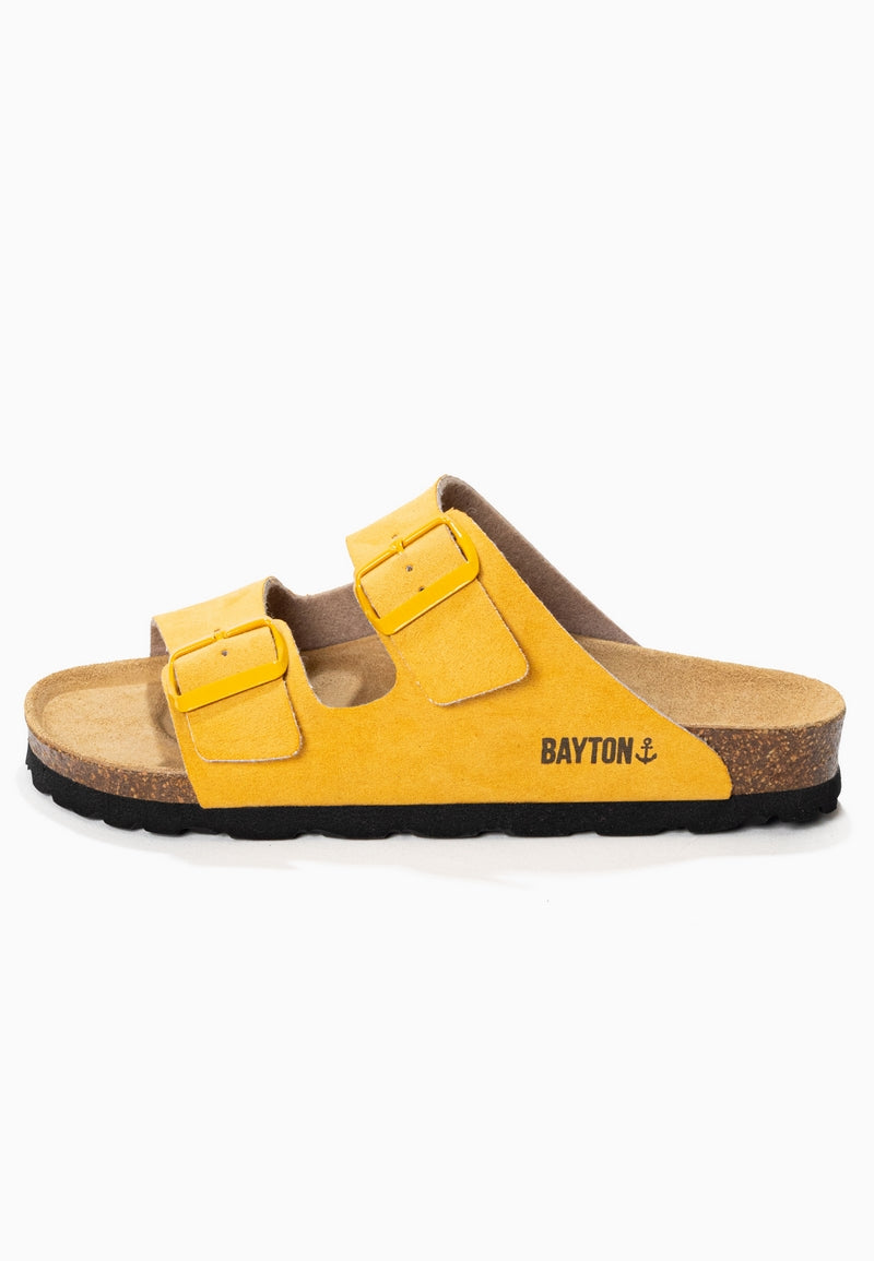 Atlas Yellow 2 Strap Sandals