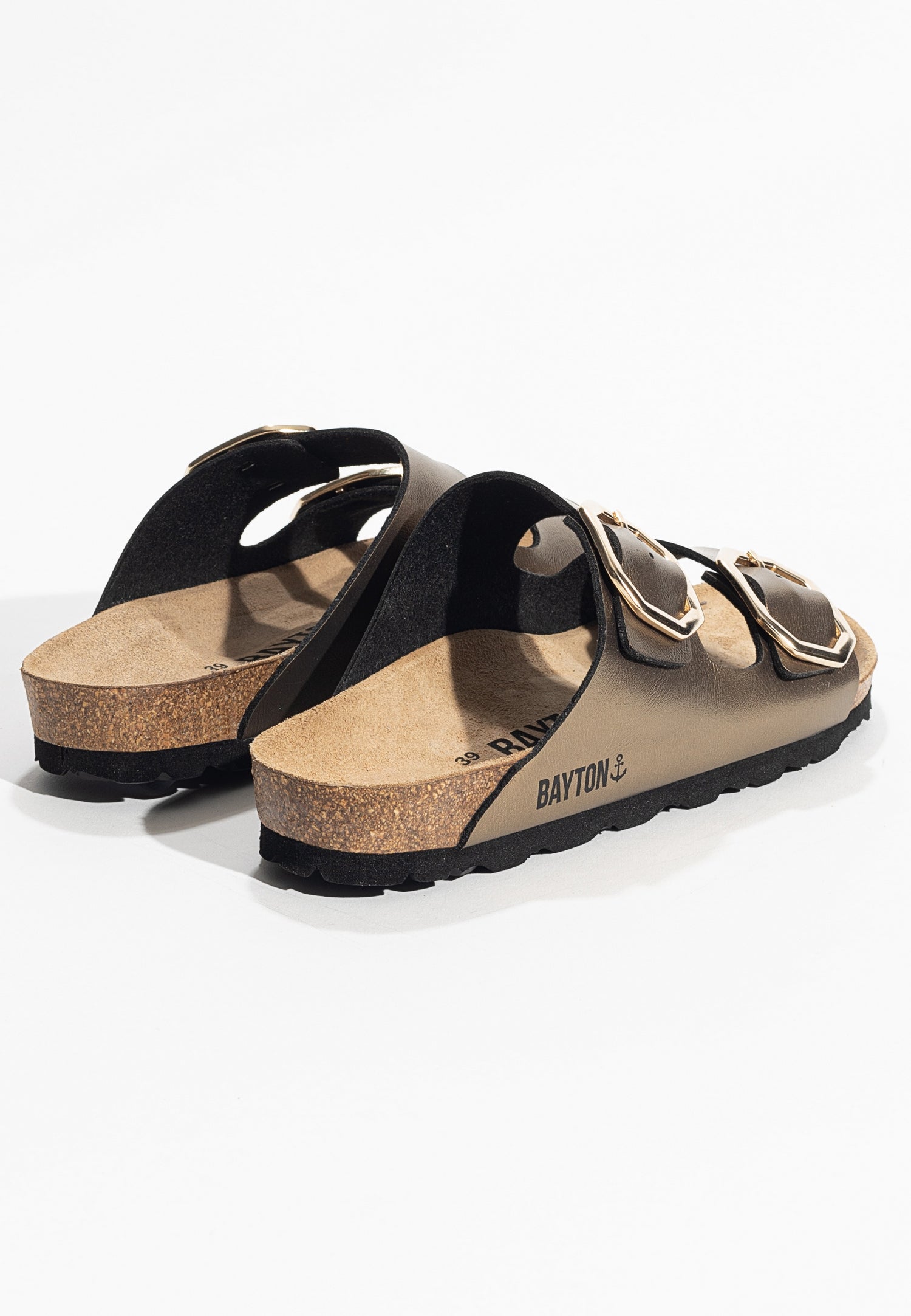 Atlas Bronze 2 Strap Sandals