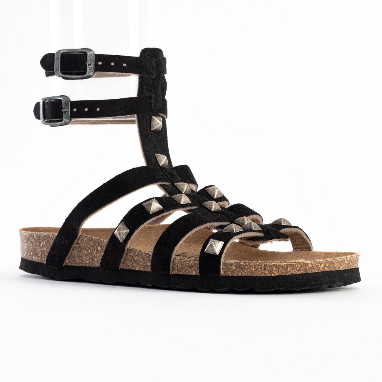 Sandalias Braga Multitiras Negro