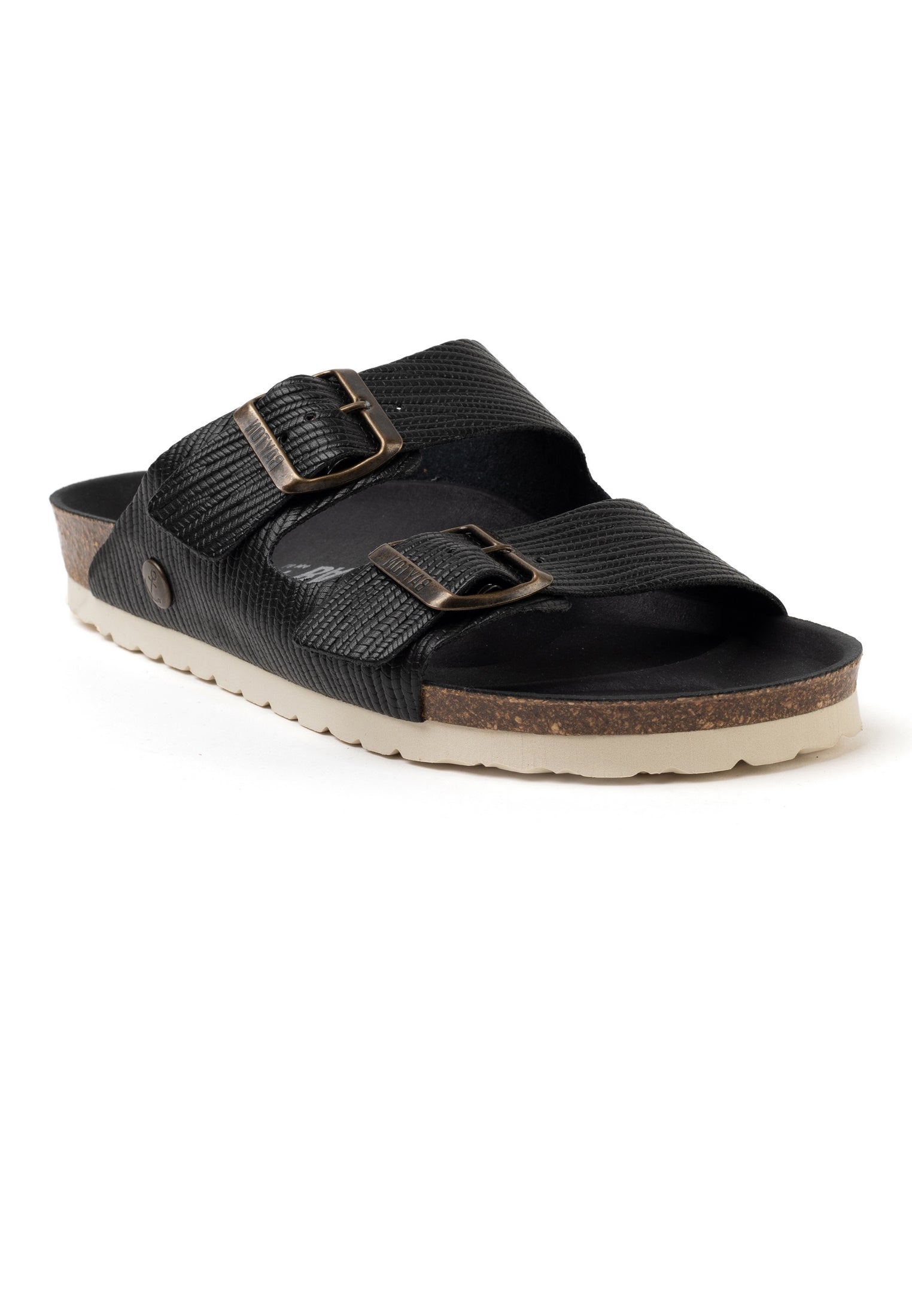 Atlas Black 2 Strap Sandals