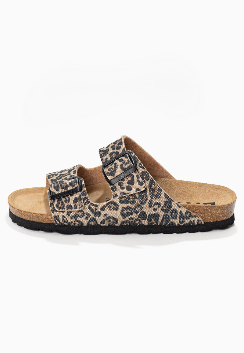 Atlas Leopard 2 Strap Sandals