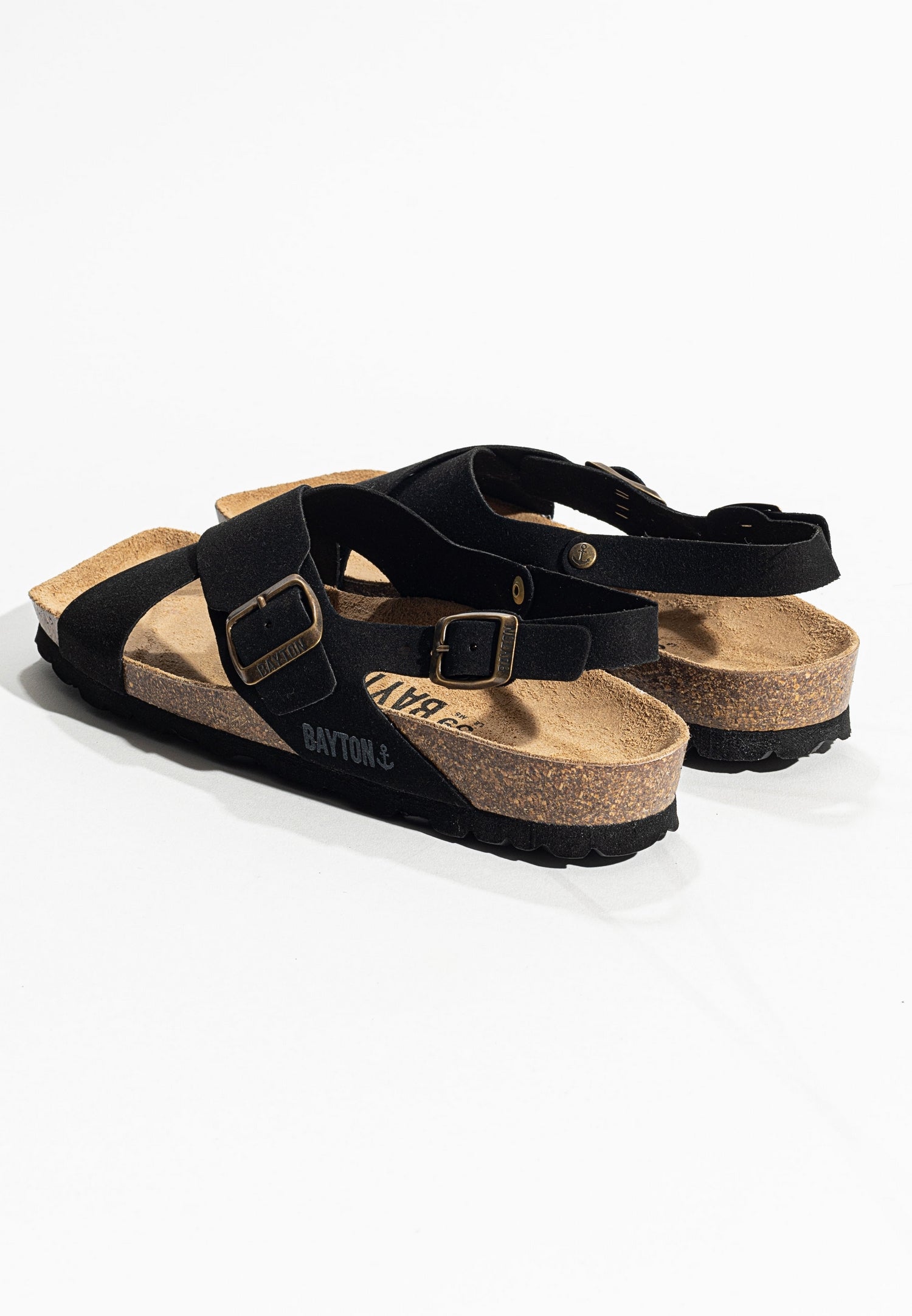 Sandales Cantabrie Noir Multi-Brides