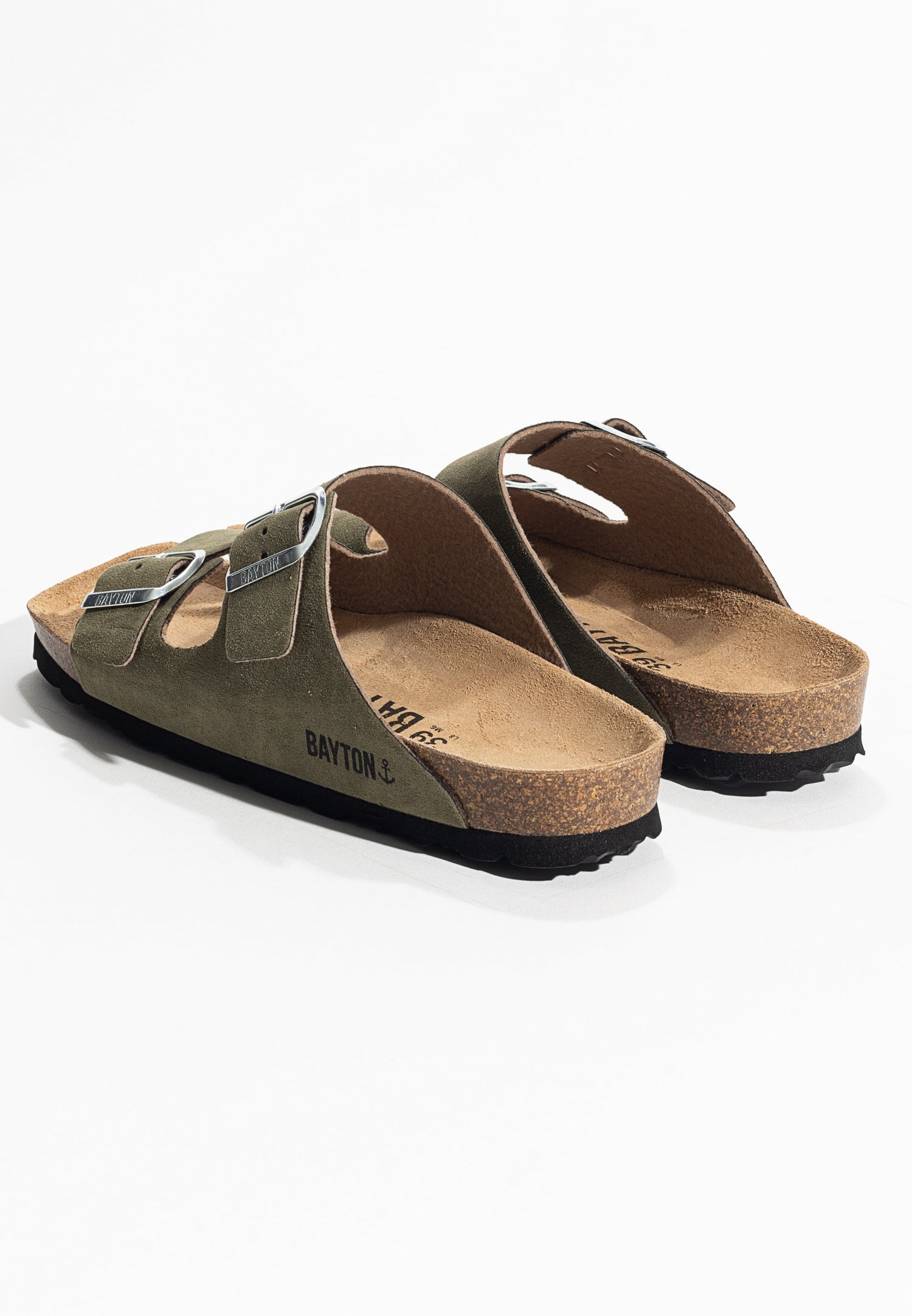 Atlas Khaki 2 Strap Sandals